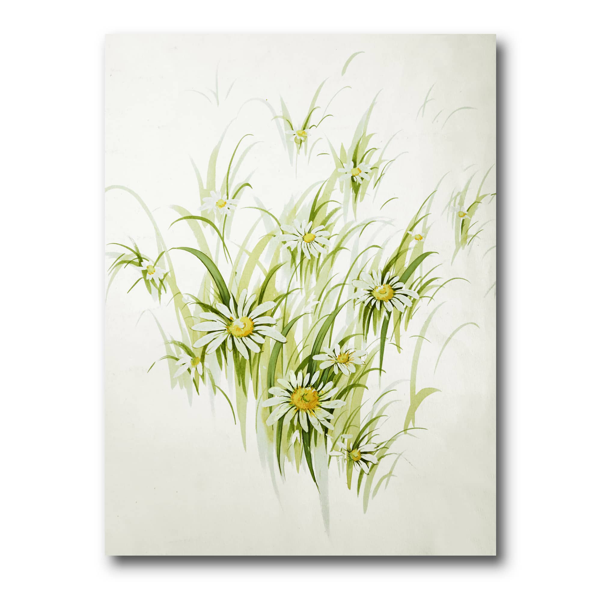 Designart - Retro Drawing of Flowers I