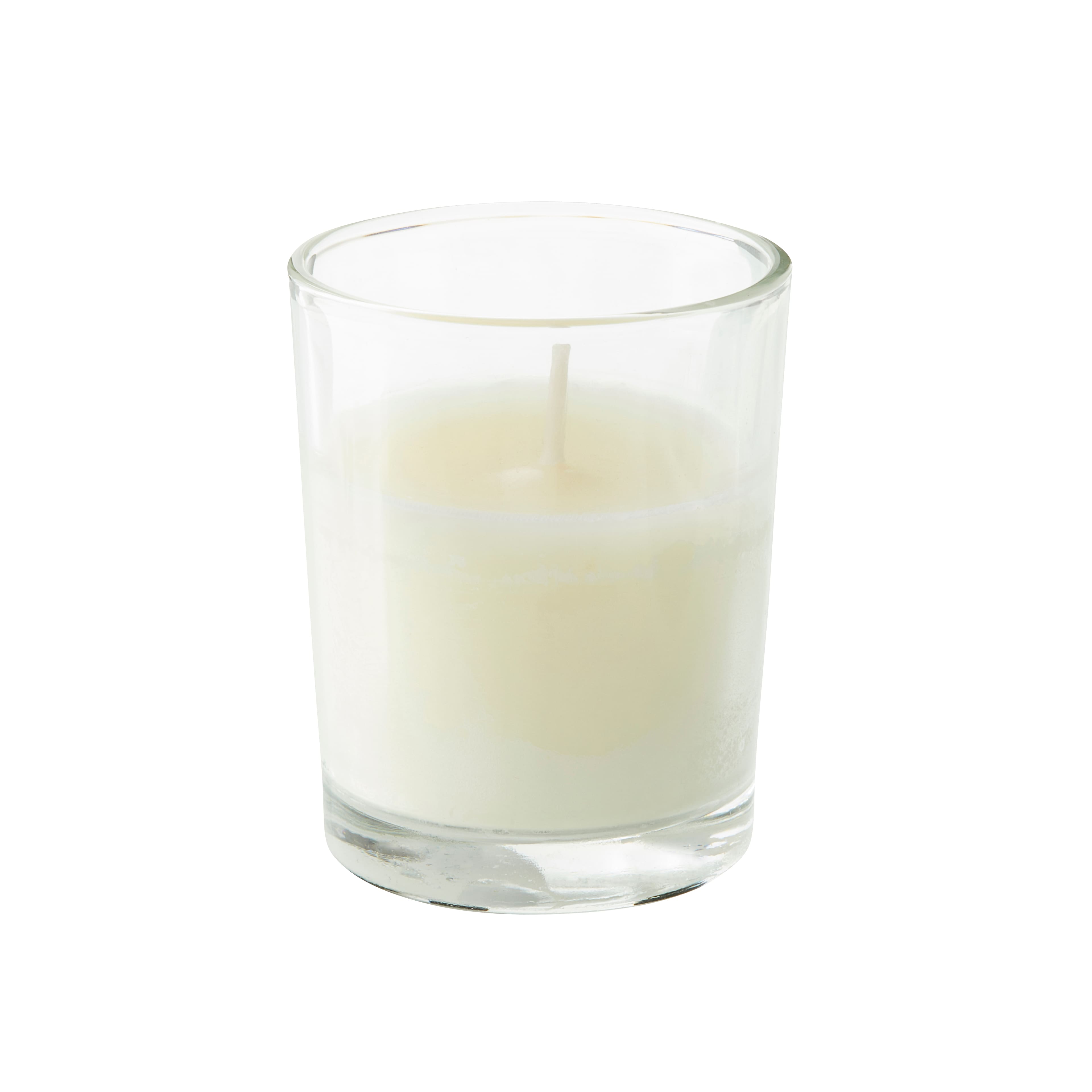 12 Packs: 12 ct. (144 total) Ivory Glass Votive Candles by Ashland® Basic Elements™