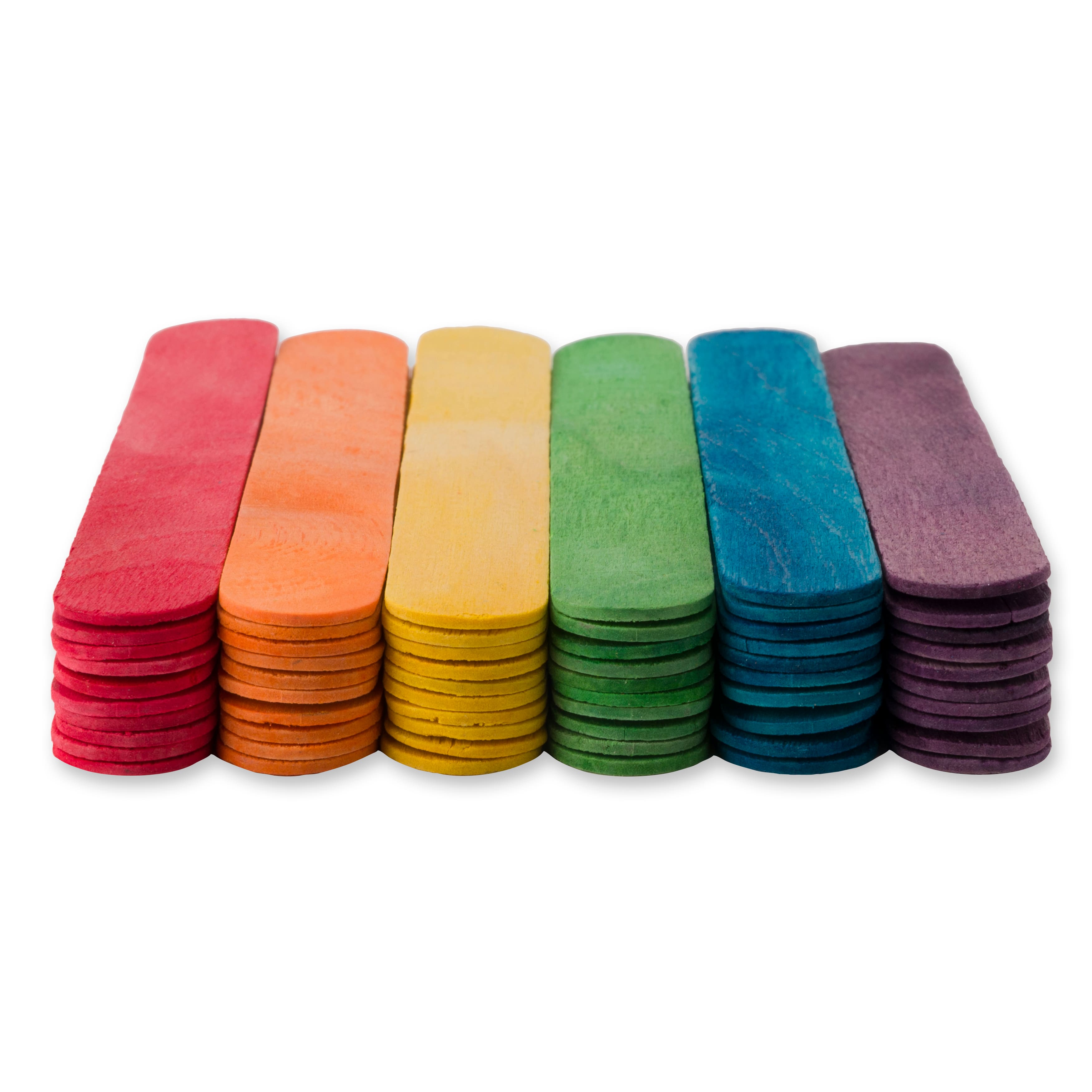 12 Packs: 60 ct. (720 total) 6" Multicolor Wood Craft Sticks by Creatology™