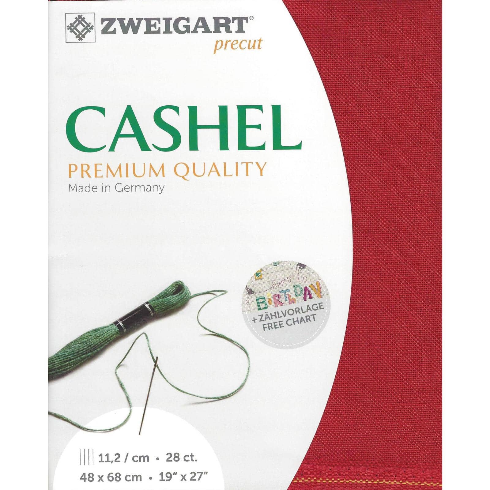 Zweigart® Cashel Precut 28 Count Premium Fabric