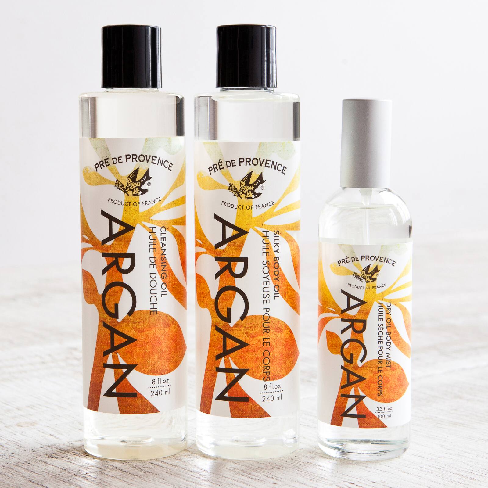 European Soaps Sweet Orange Argan Silky Body Oil, 240mL