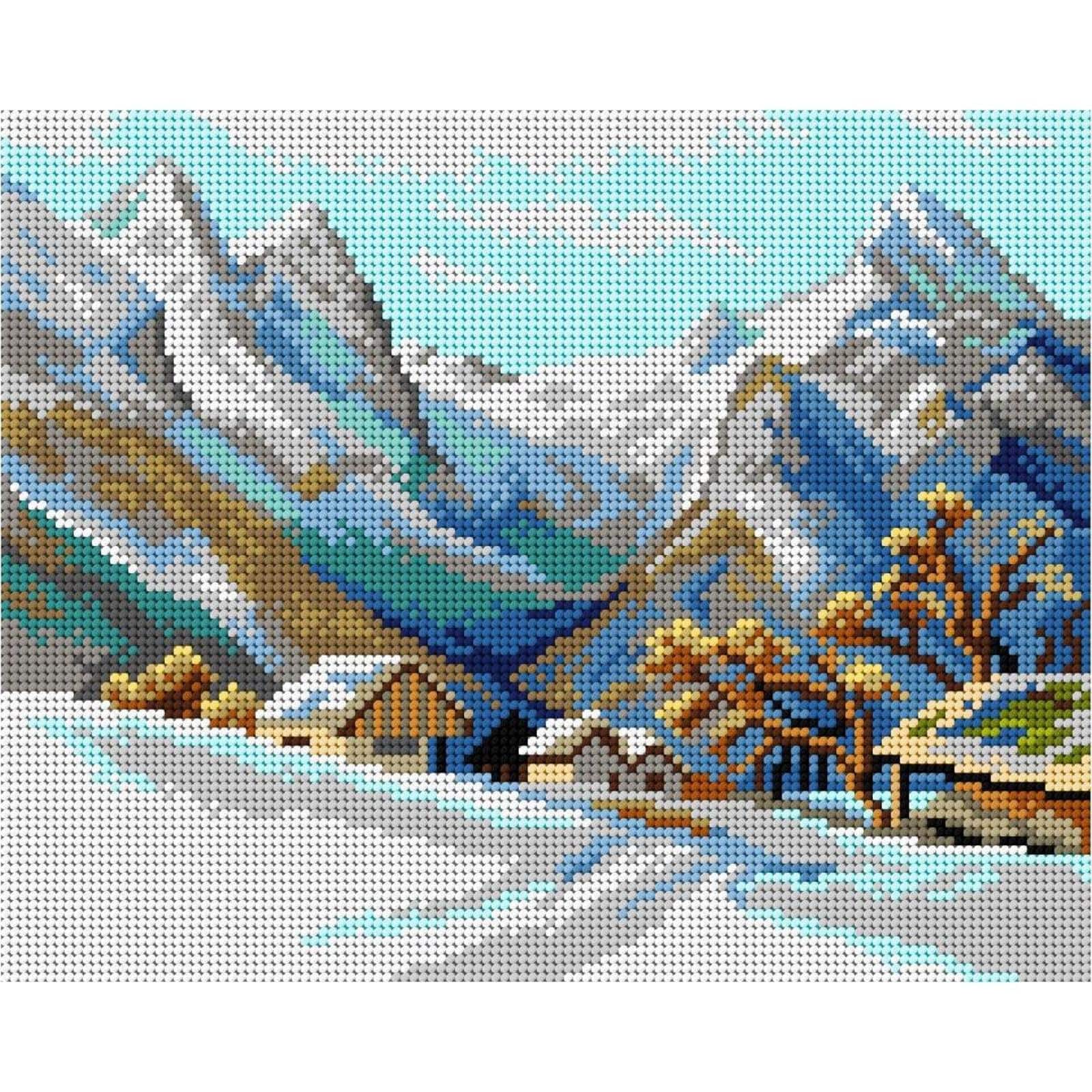 Orchidea Gobelin Edward Theodore Compton - Winter Landscape Halfstitch Canvas