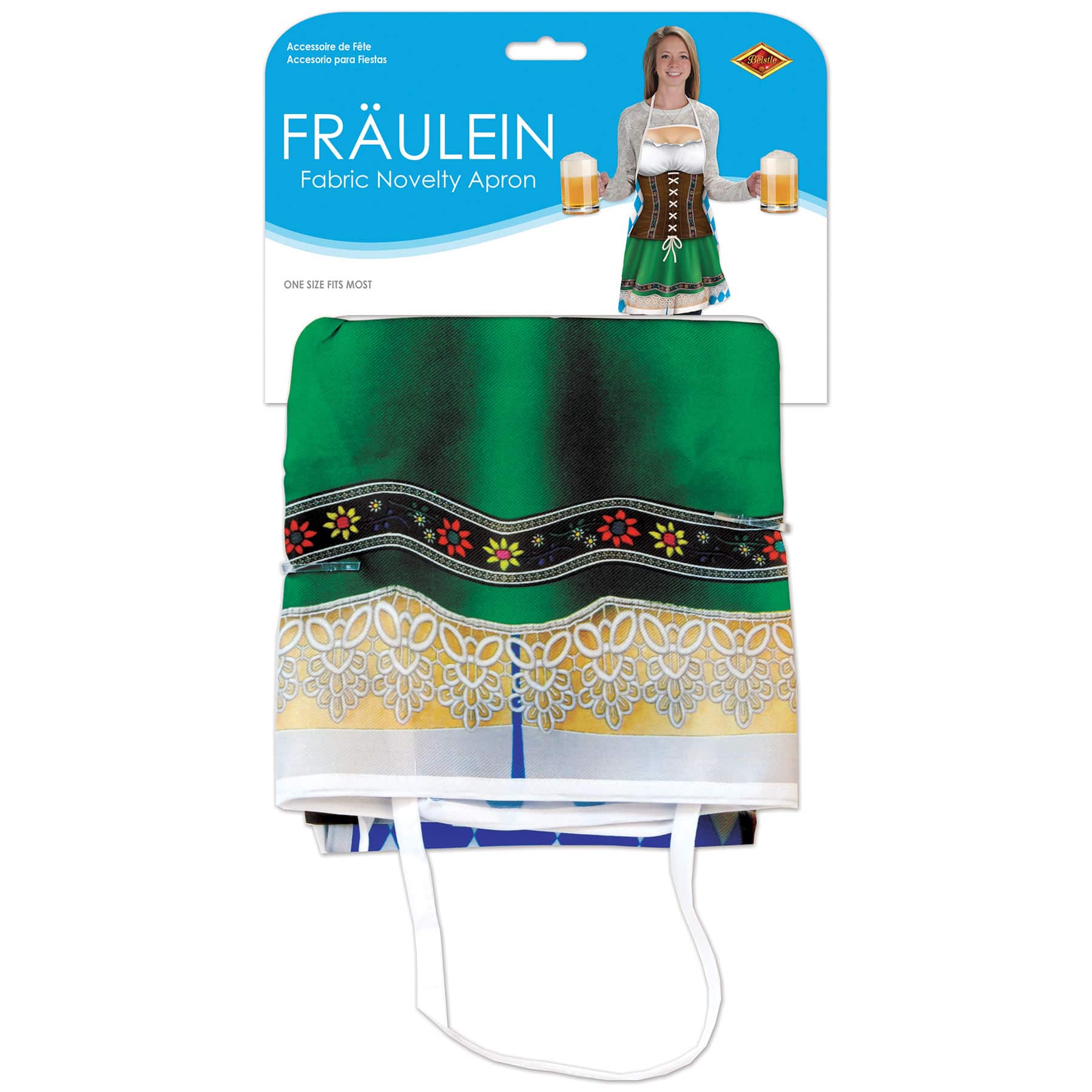 Beistle Fraulein Fabric Novelty Apron