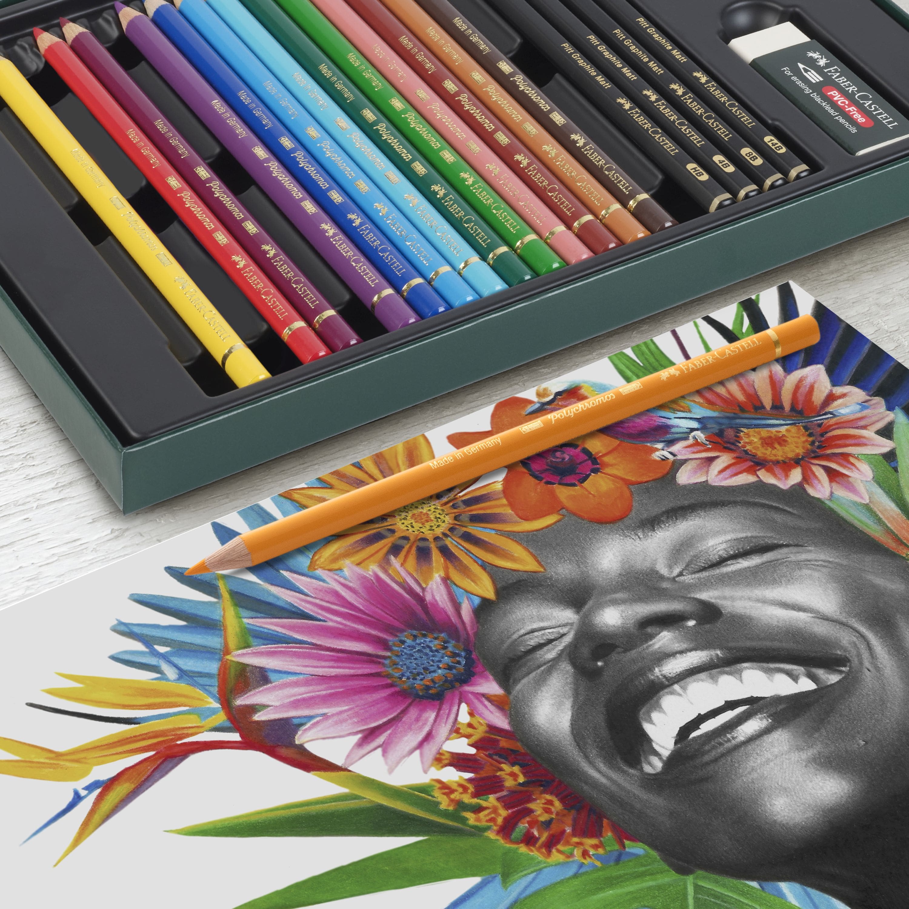 Faber-Castell Polychromos & Graphite Matte 48-Piece Gift Set