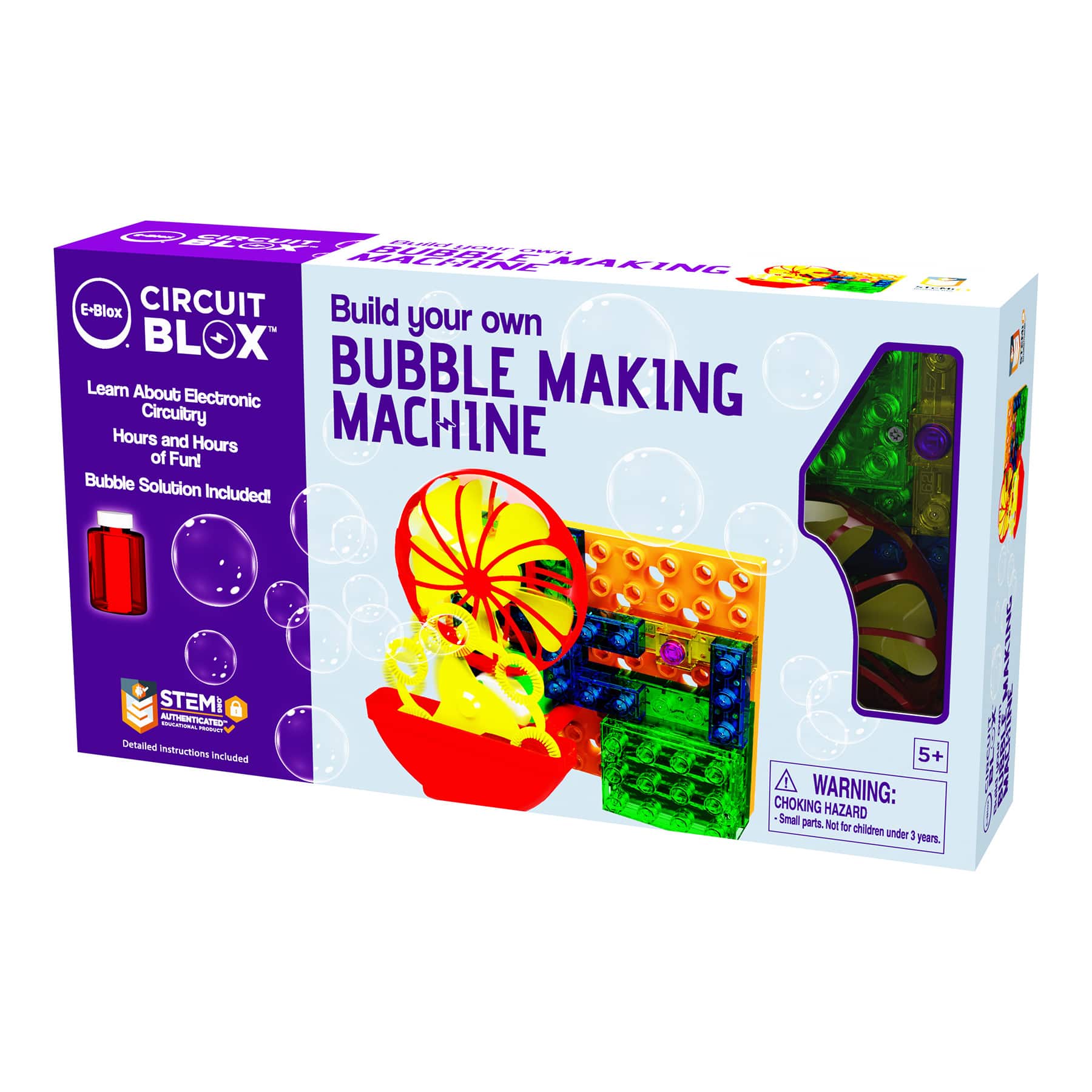 E-Blox® Circuit Blox BYO Bubble Making Machine Student Set