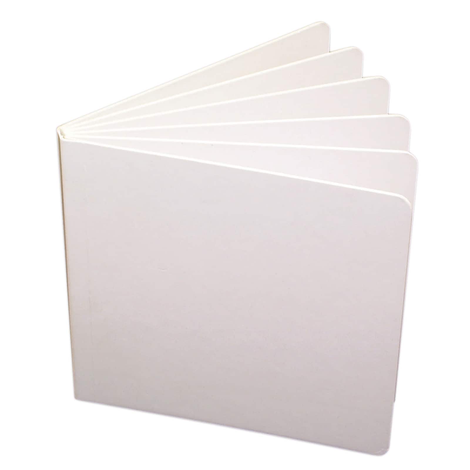 Ashley Productions White Blank Chunky Hardcover Board Books, 6ct.