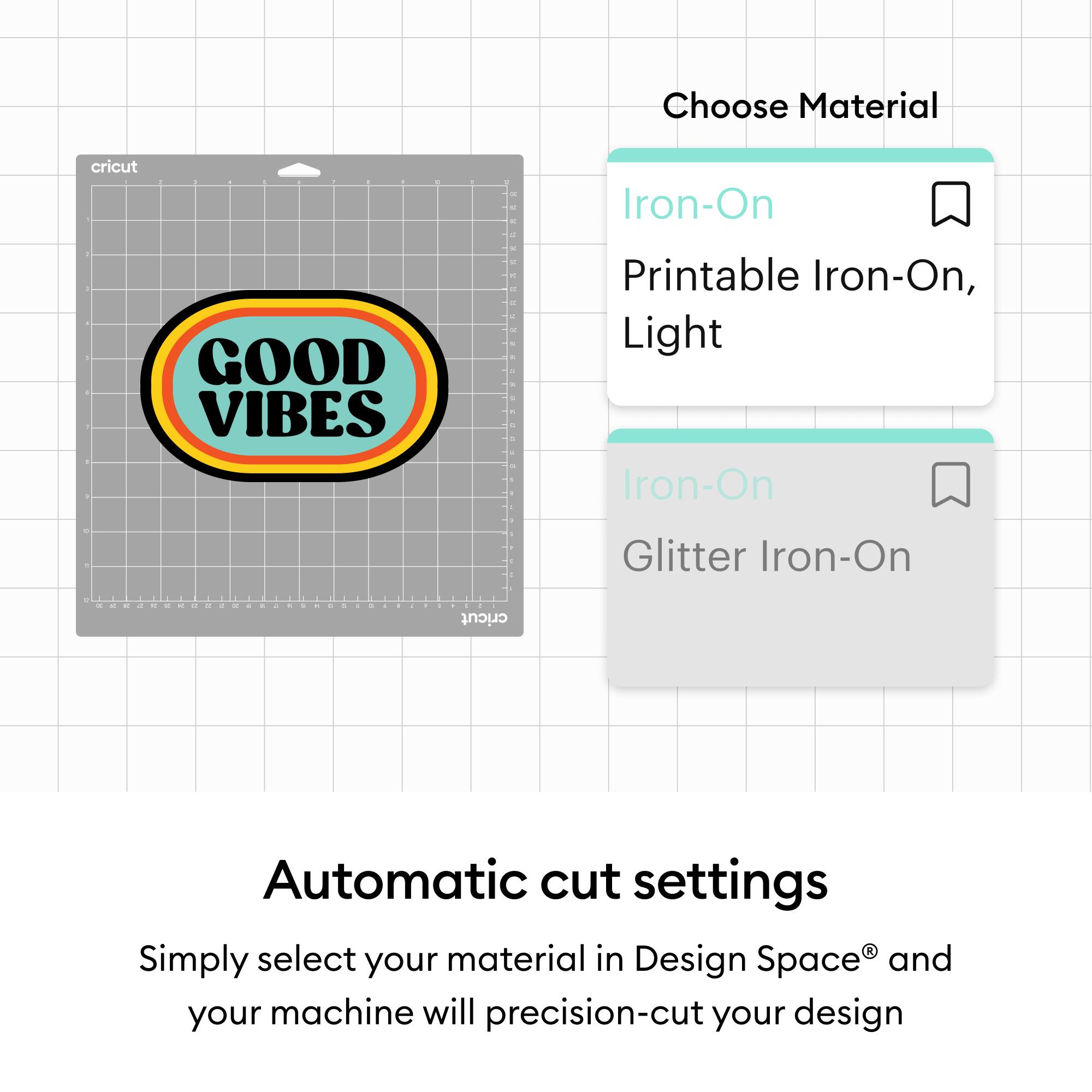 Cricut® Printable Iron-On for Light Fabrics, 10 Sheets