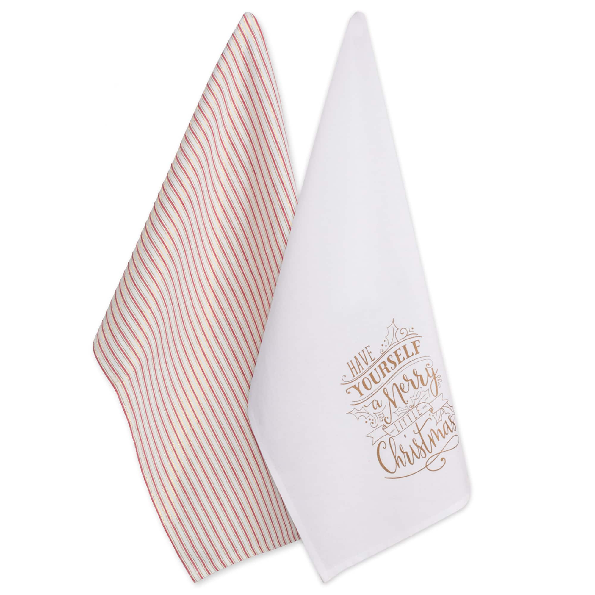 DII® Assorted Merry Little Christmas Dishtowel Set