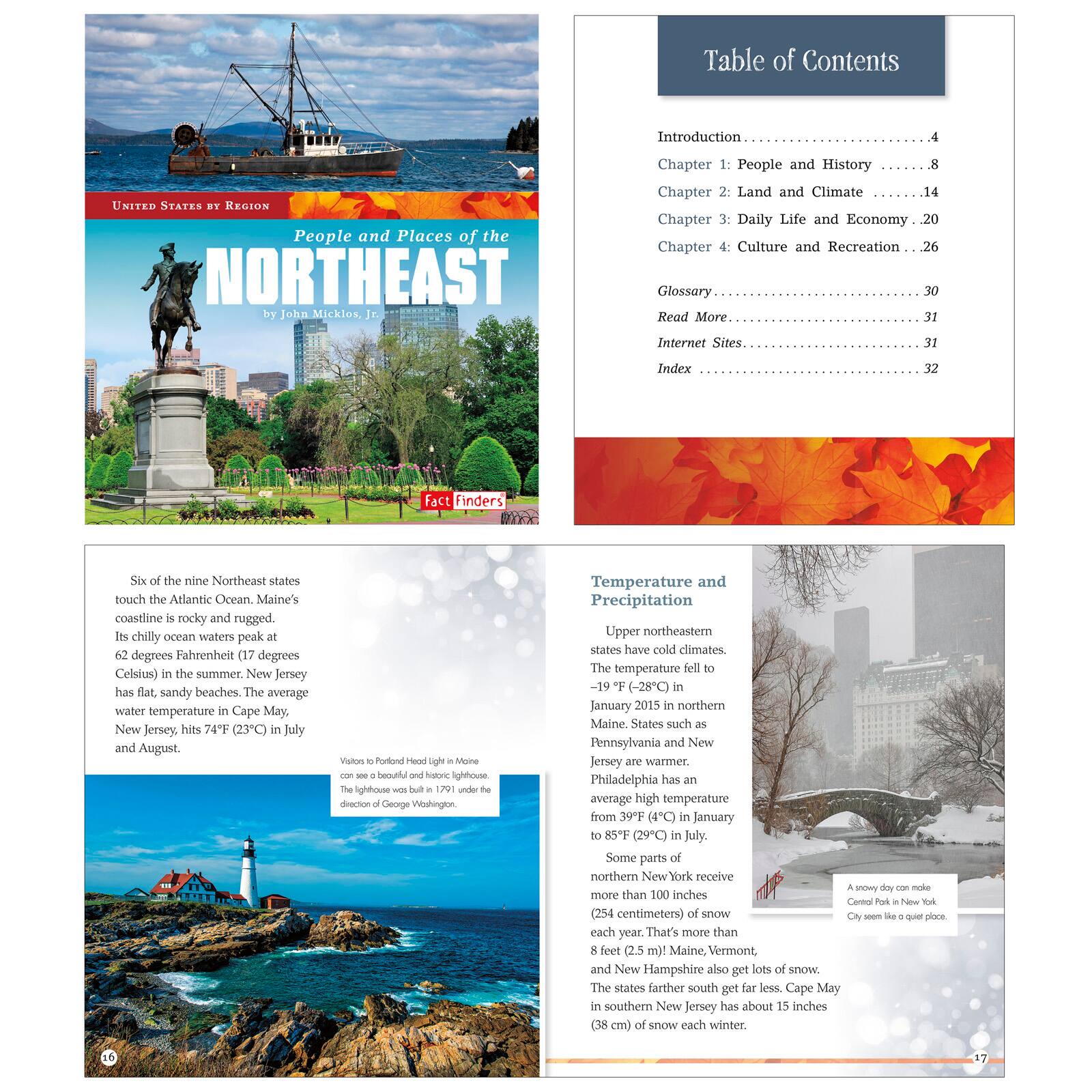Capstone Press United States by Region Book Set