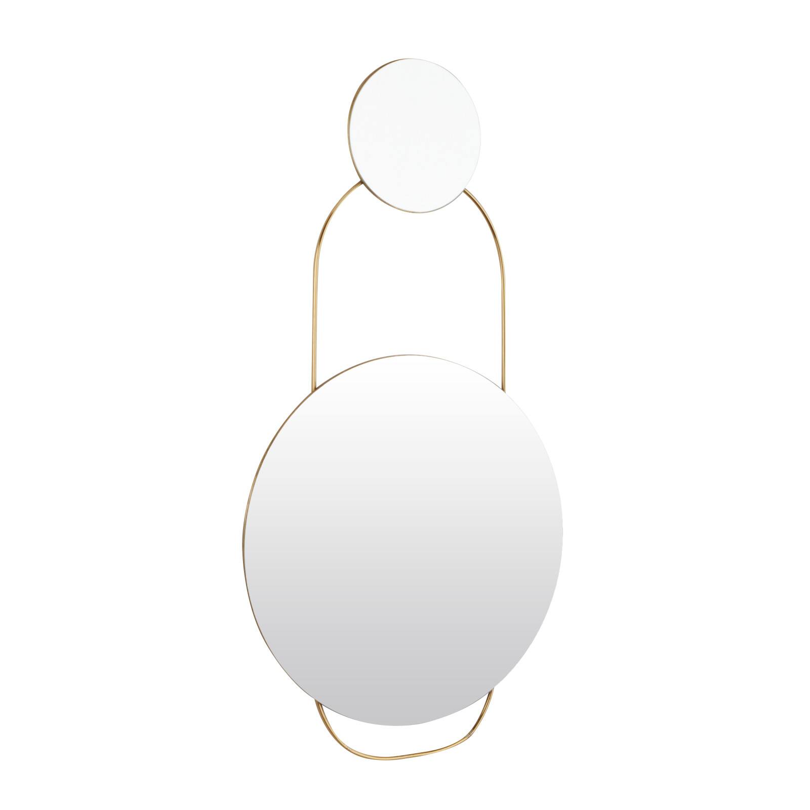 Gold Metal Wall Mirror 20" x 1" x 27"