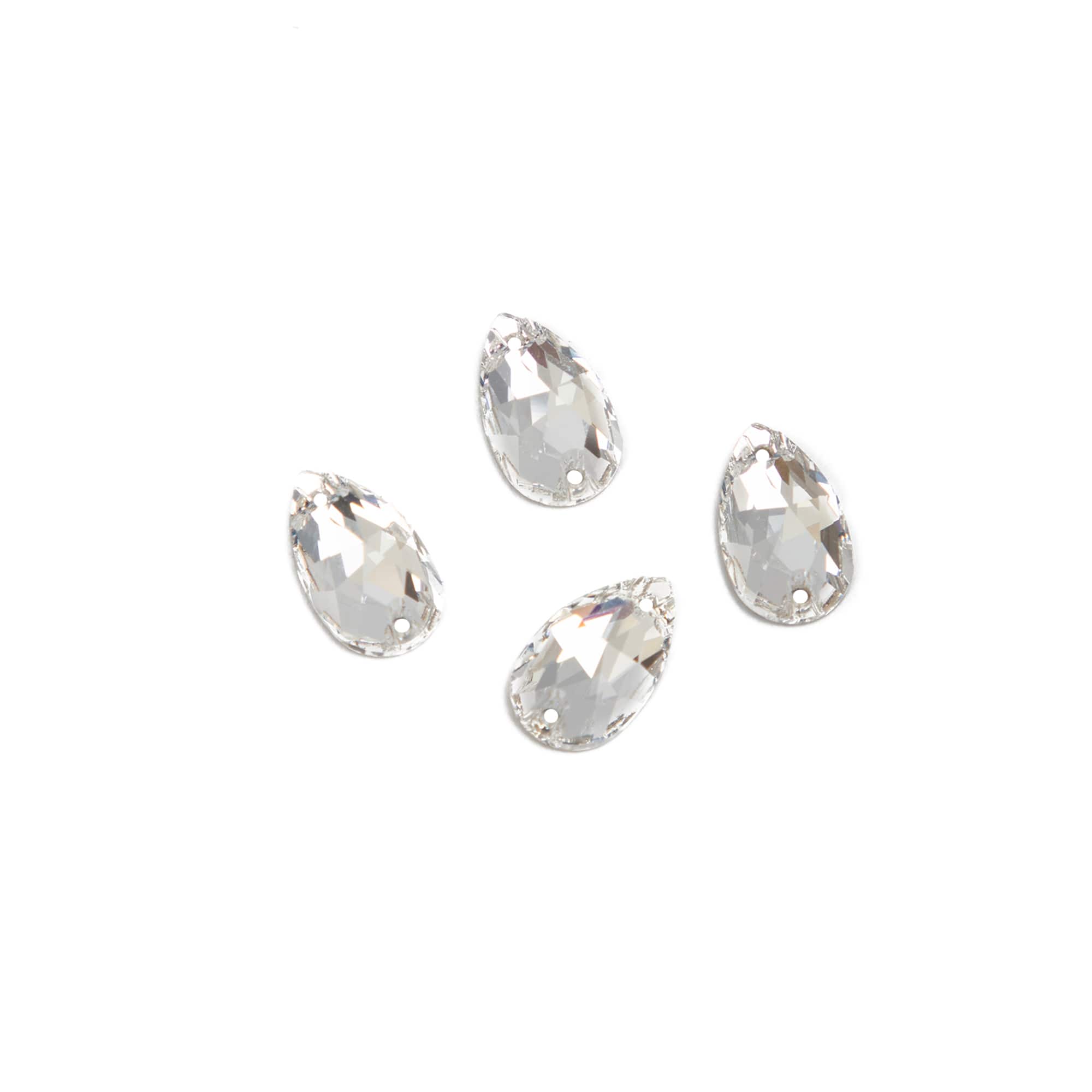 12mm Teardrop Sew-On Austrian Crystals by Bead Landing