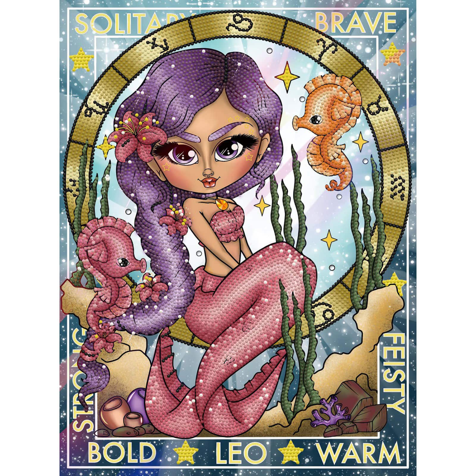 Diamond Dotz® Intermediate Leo Diamond Painting Kit