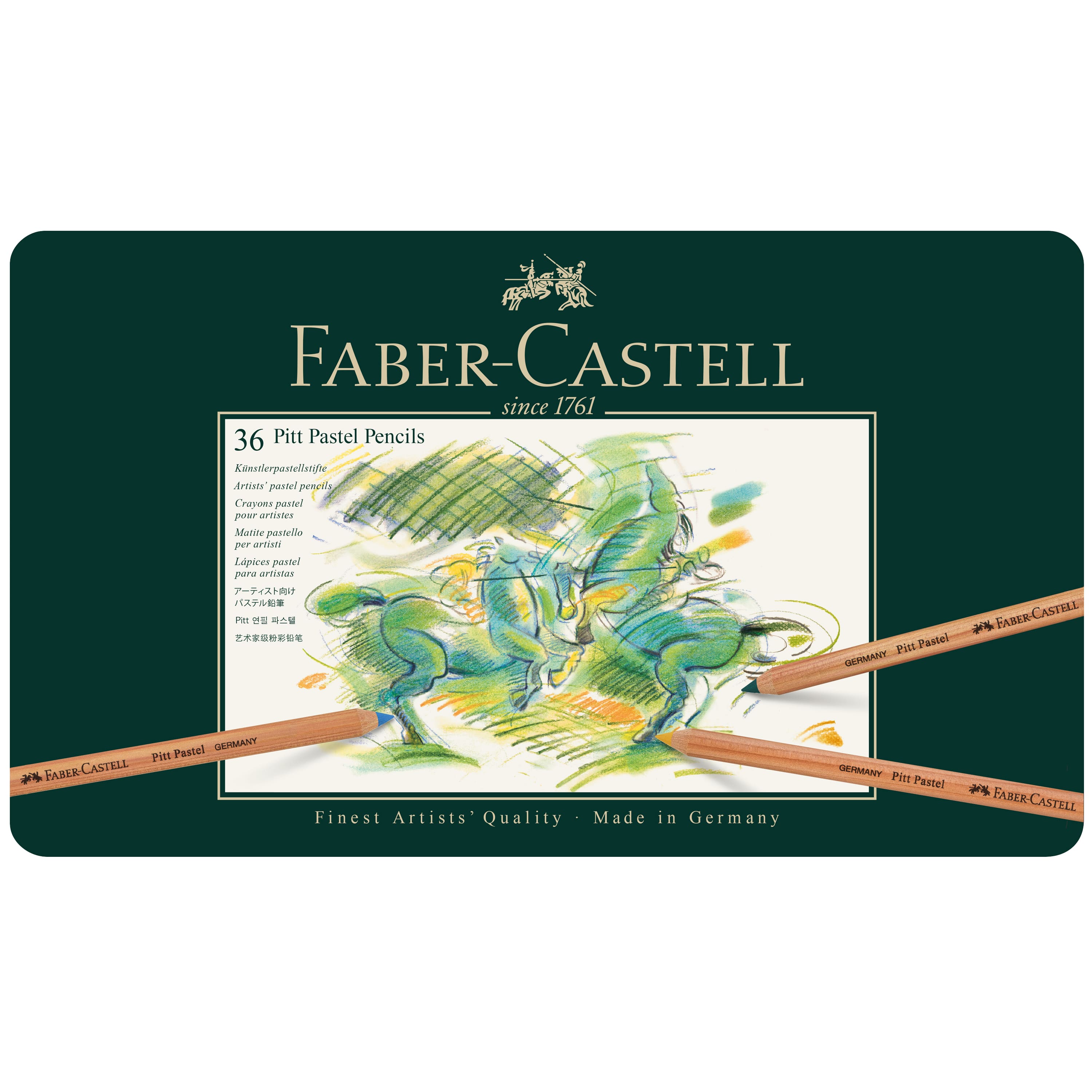 Faber-Castell Pitt 36 Color Pastel Pencil Set