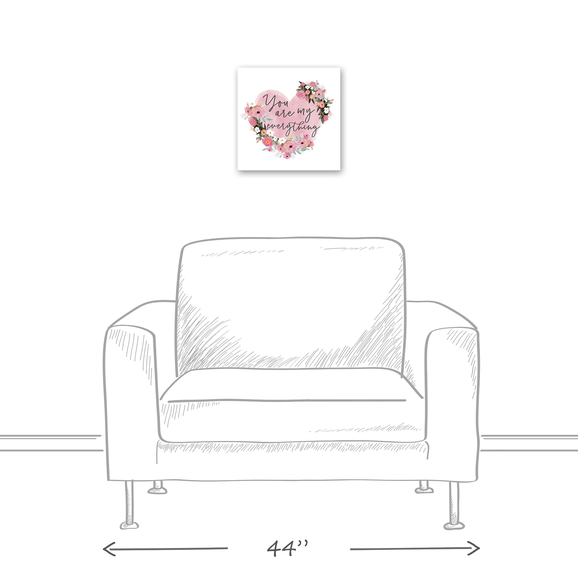 You Are My Everything Canvas Wall Art