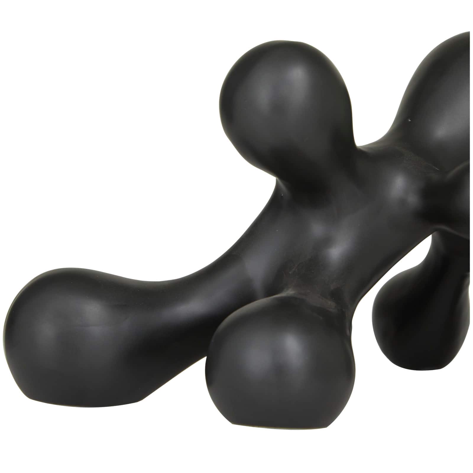 CosmoLiving by Cosmopolitan 13" Porcelain Molecule Abstract Sculpture