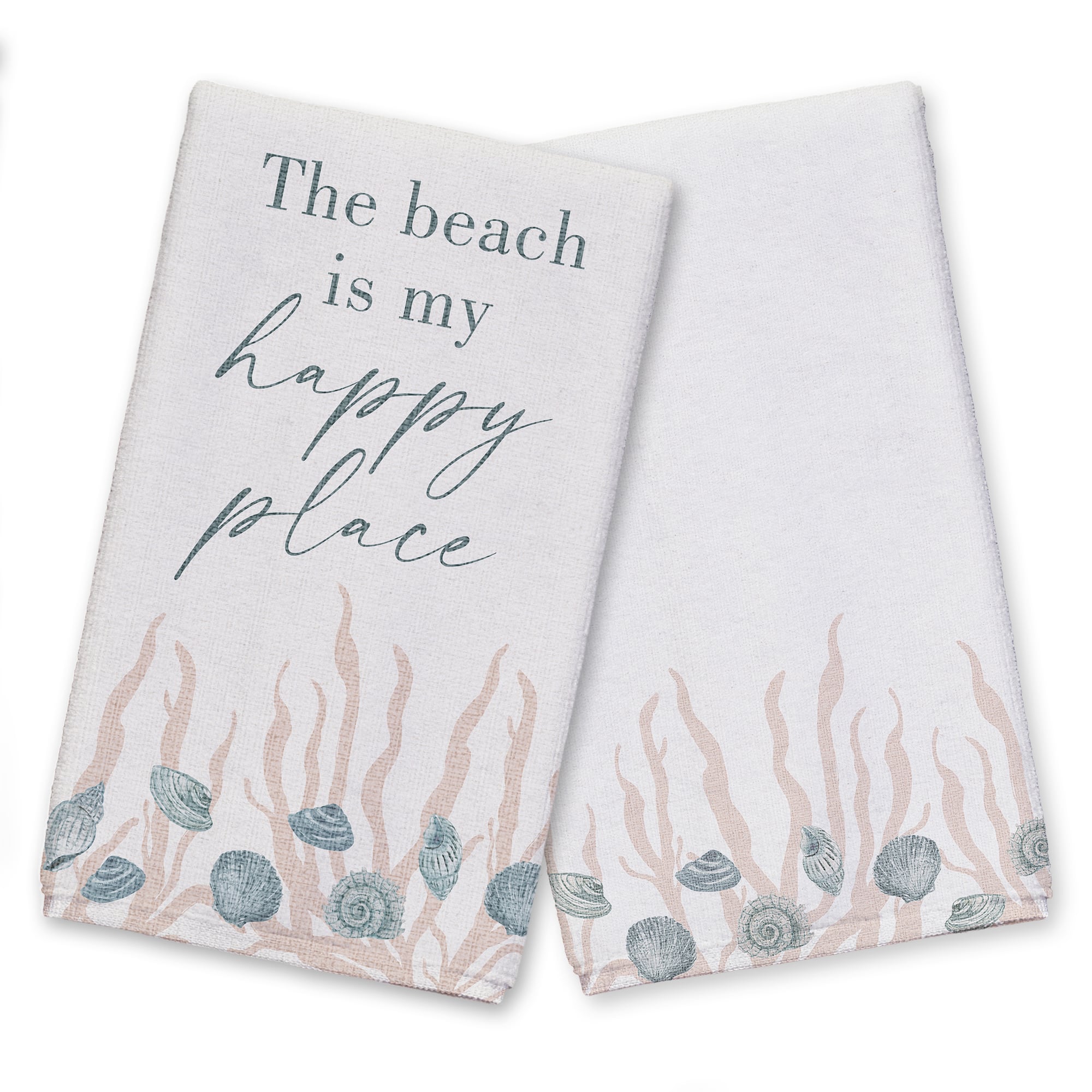 Beach Is My Happy Place Tea Towel Set