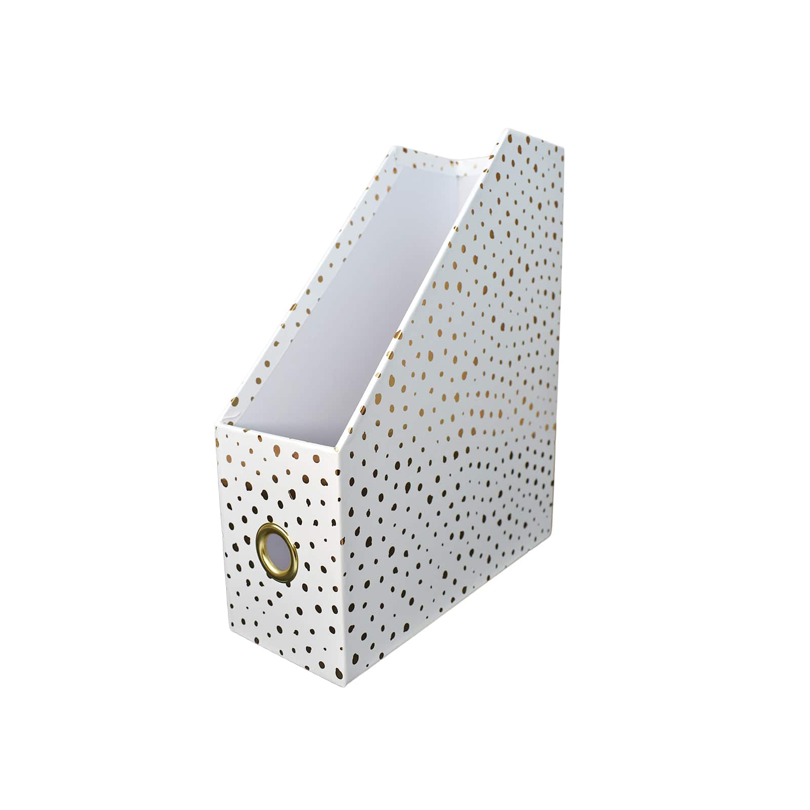 Gold Dots Magazine Bin by Ashland®