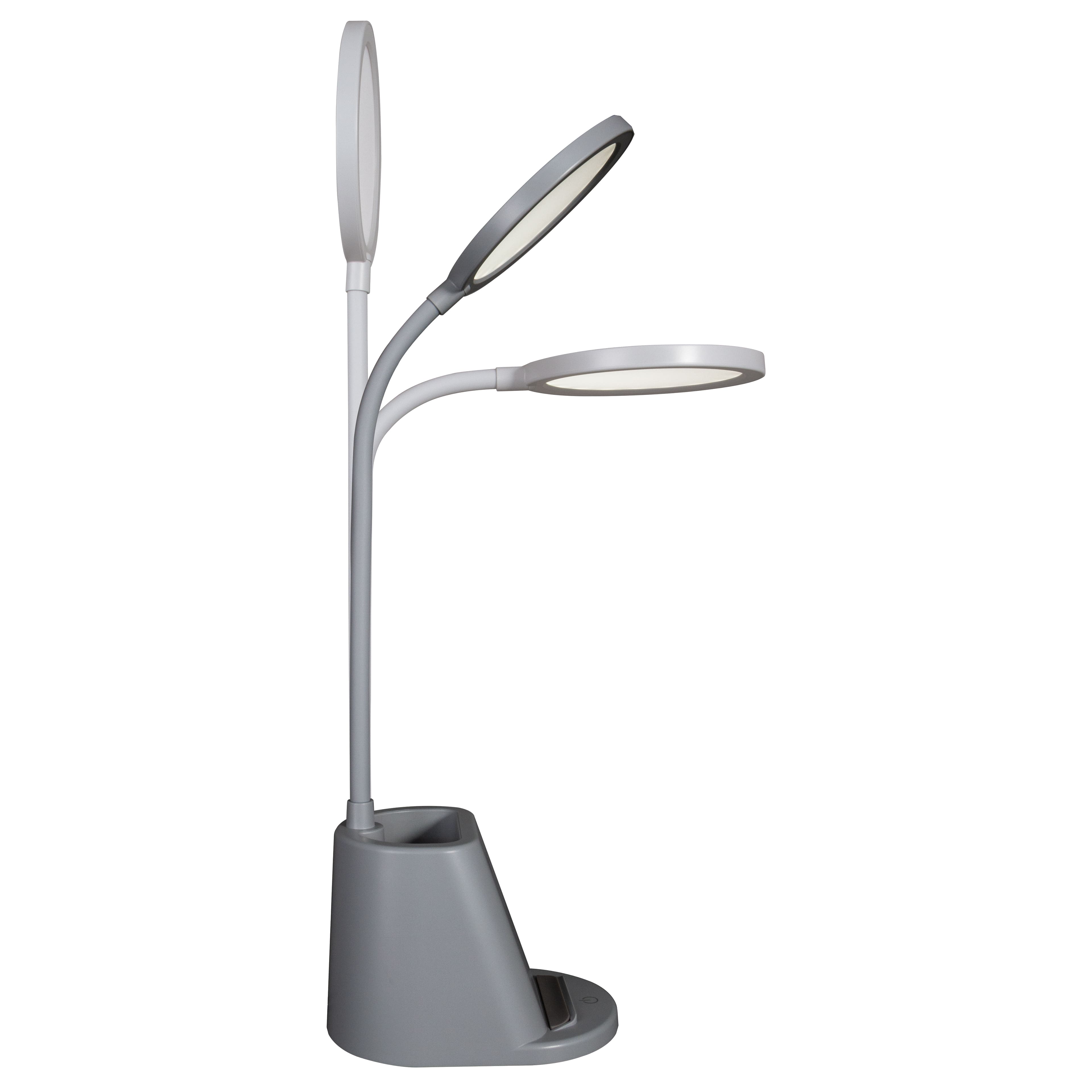 OttLite Organizer LED Lamp with Wireless Charging