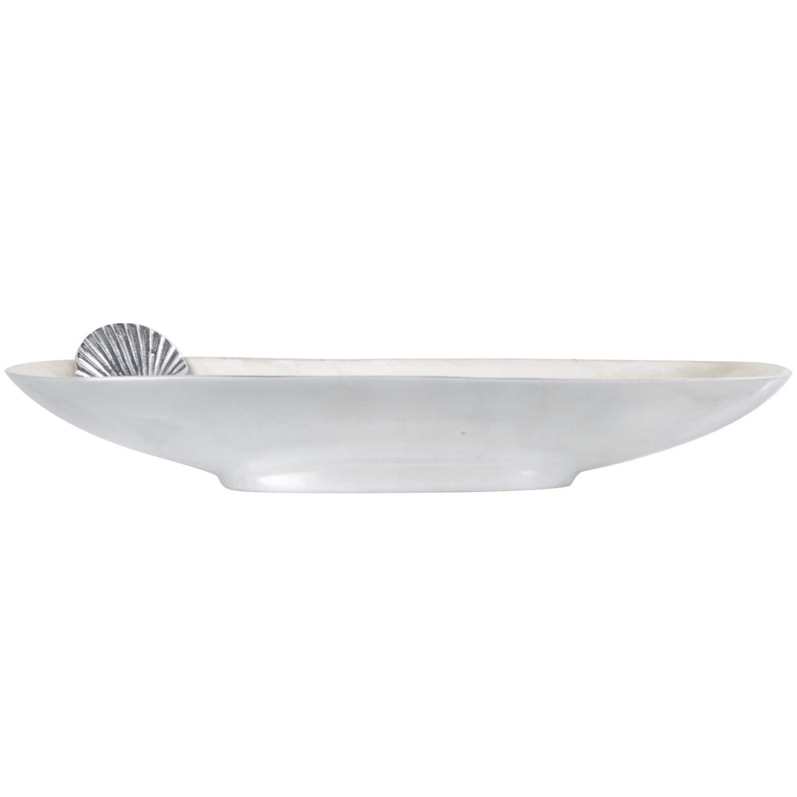 White Sea Life Metal Decorative Bowl Set