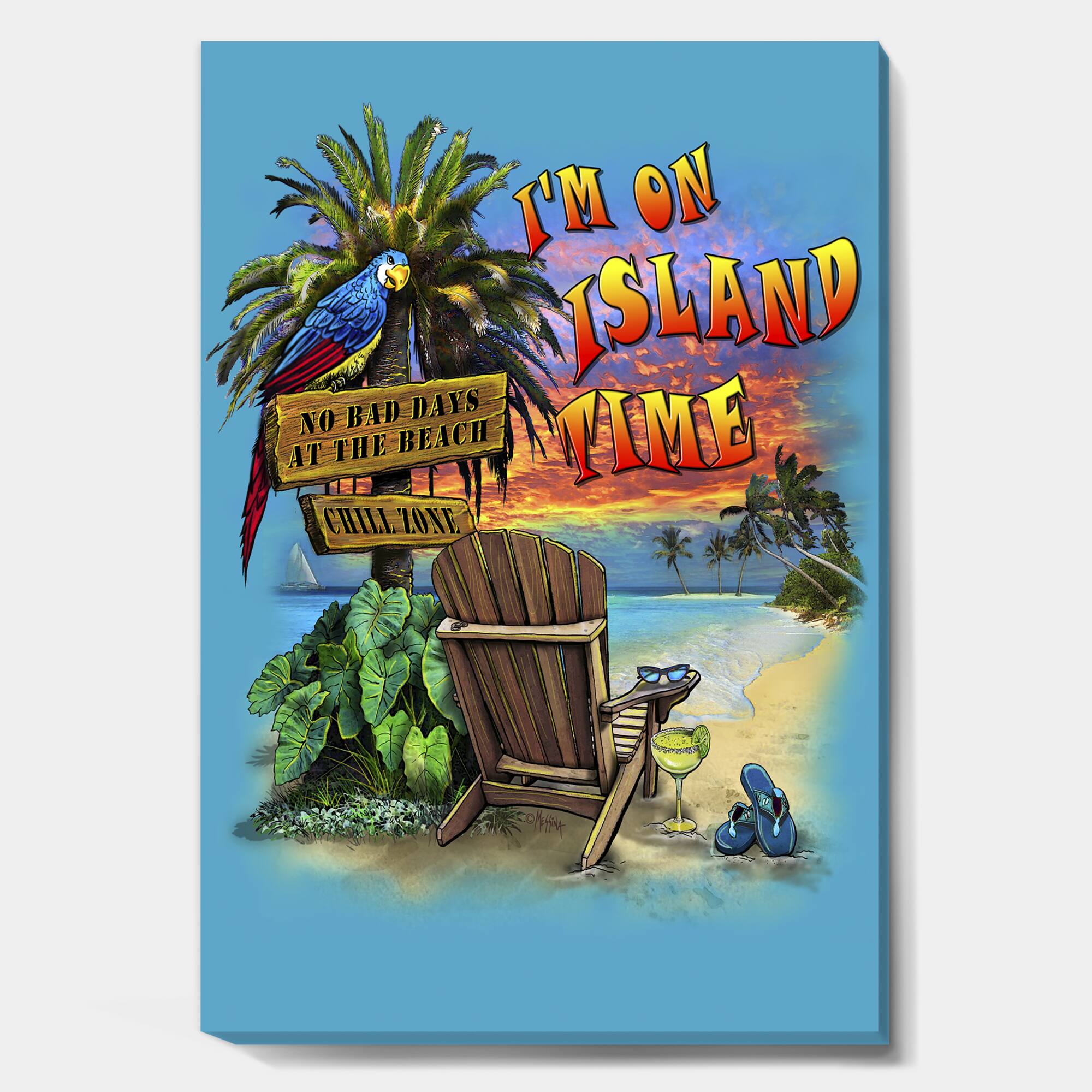 Designart - Tropical Vibes Island Time