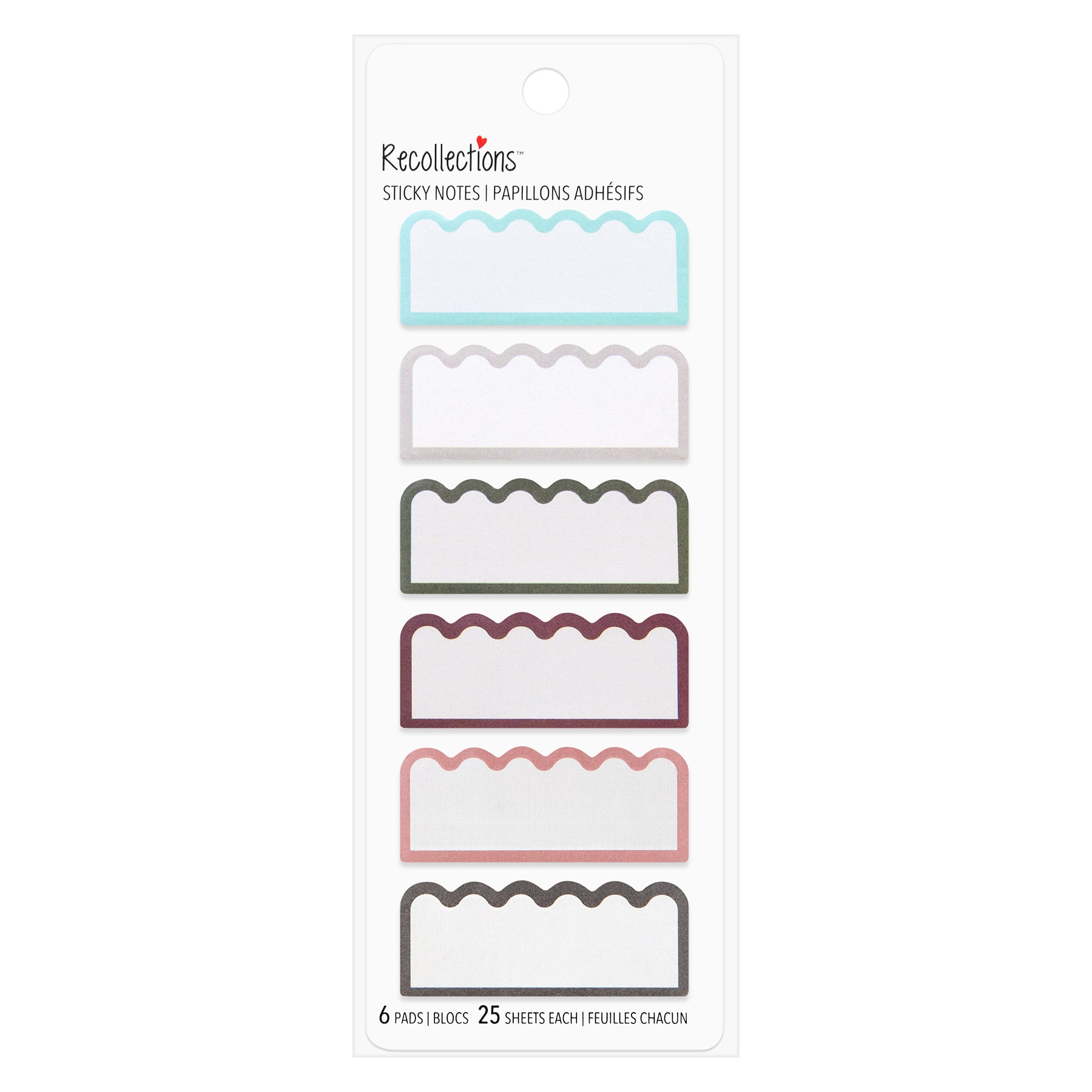 Scalloped Tab Planner Sticky Notes by Recollections™