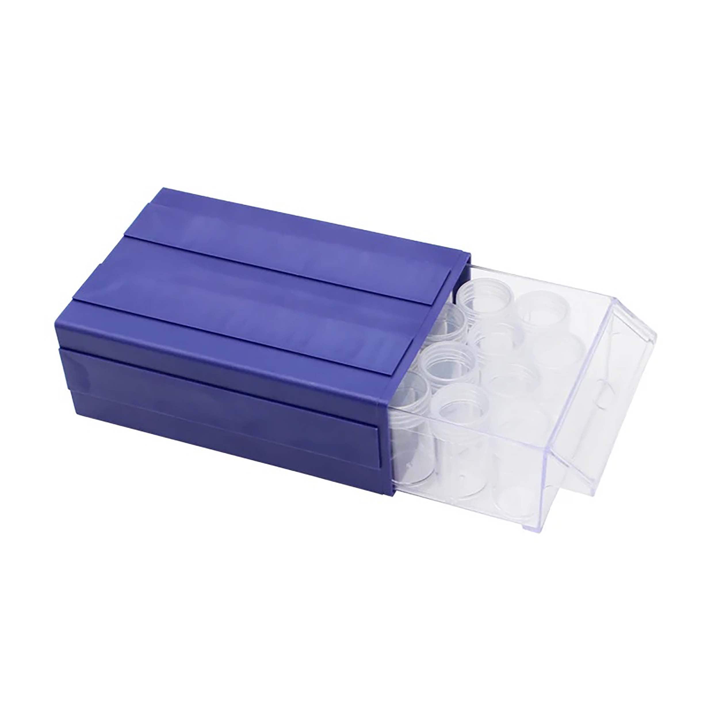 Sparkly Selections Blue Diamond Art Container Drawer with 20 Bottles