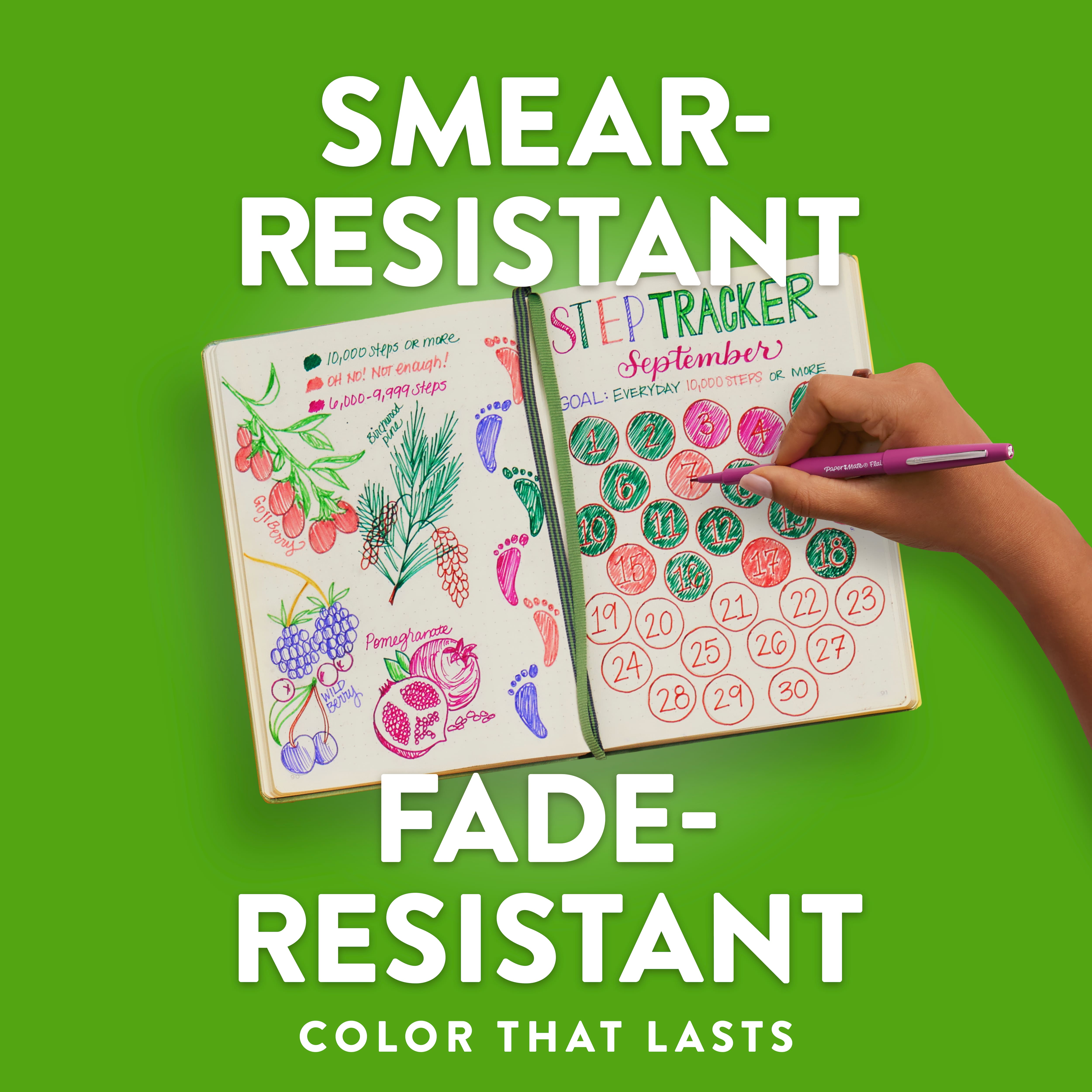 Paper Mate® Flair® Felt Tip Pen Set, 6 Color Candy Pop