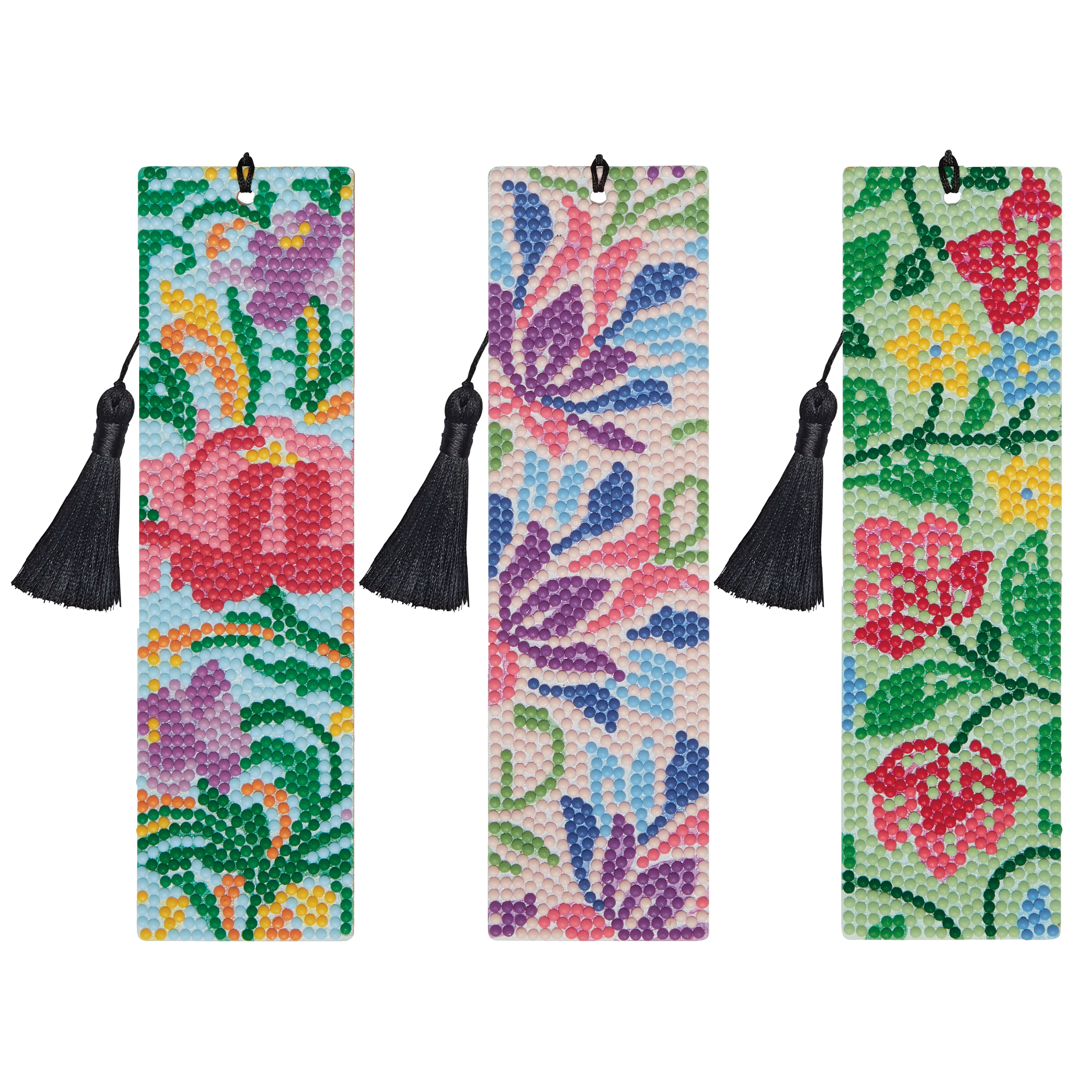 Trousse de signets avec floral rétro en art en diamant de Make Market