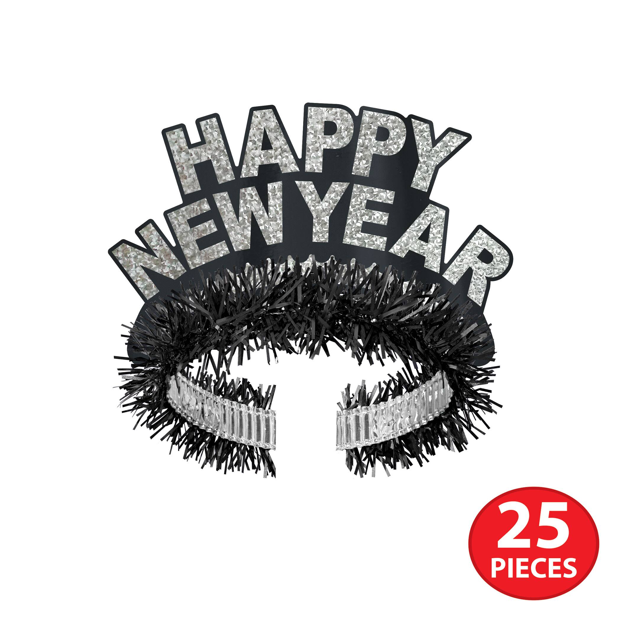 Beistle Silver & Black New Year 2027 Party Favor Kit for 50