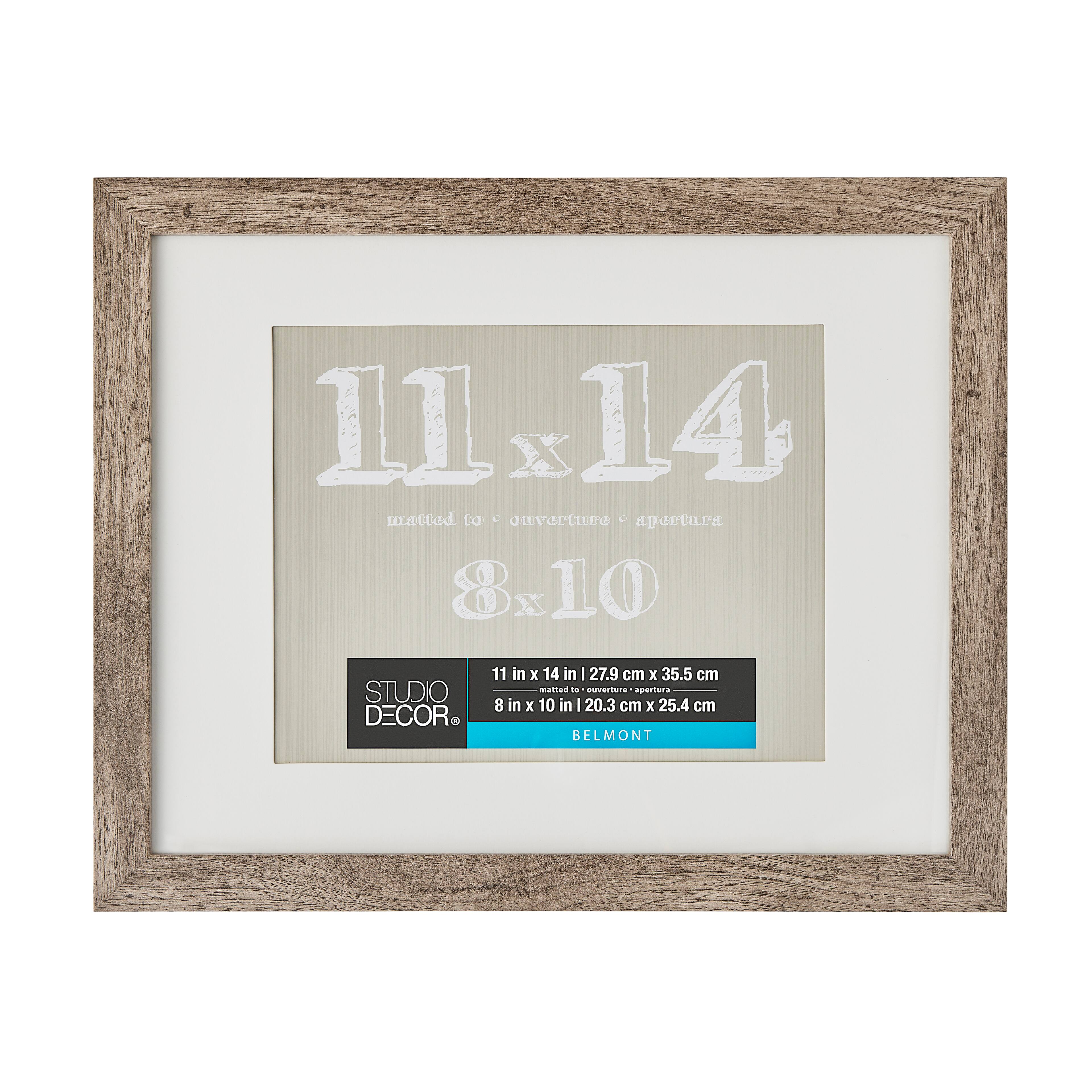 Grey Belmont Frame with Mat by Studio Décor®