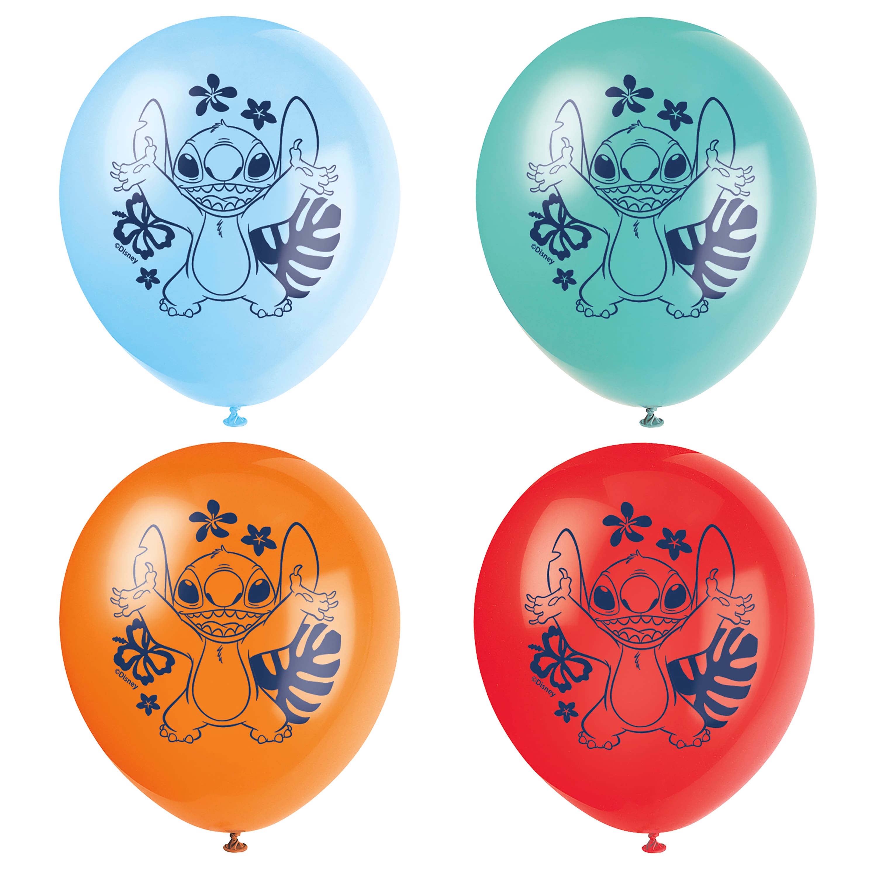 12" Lilo and Stitch Latex Balloons, 8ct.