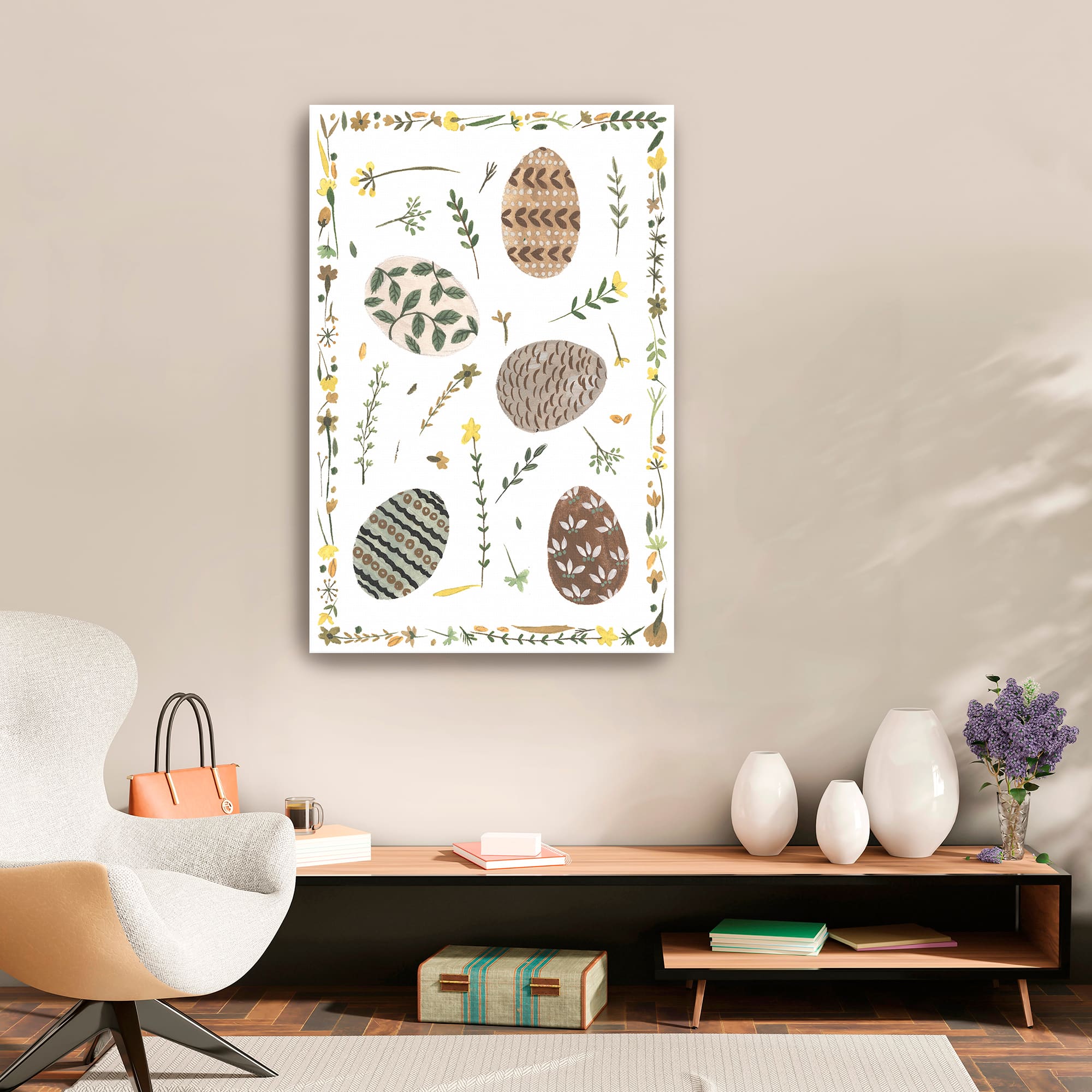 Lumaprints Happy Bunny Day II Canvas Giclée Art