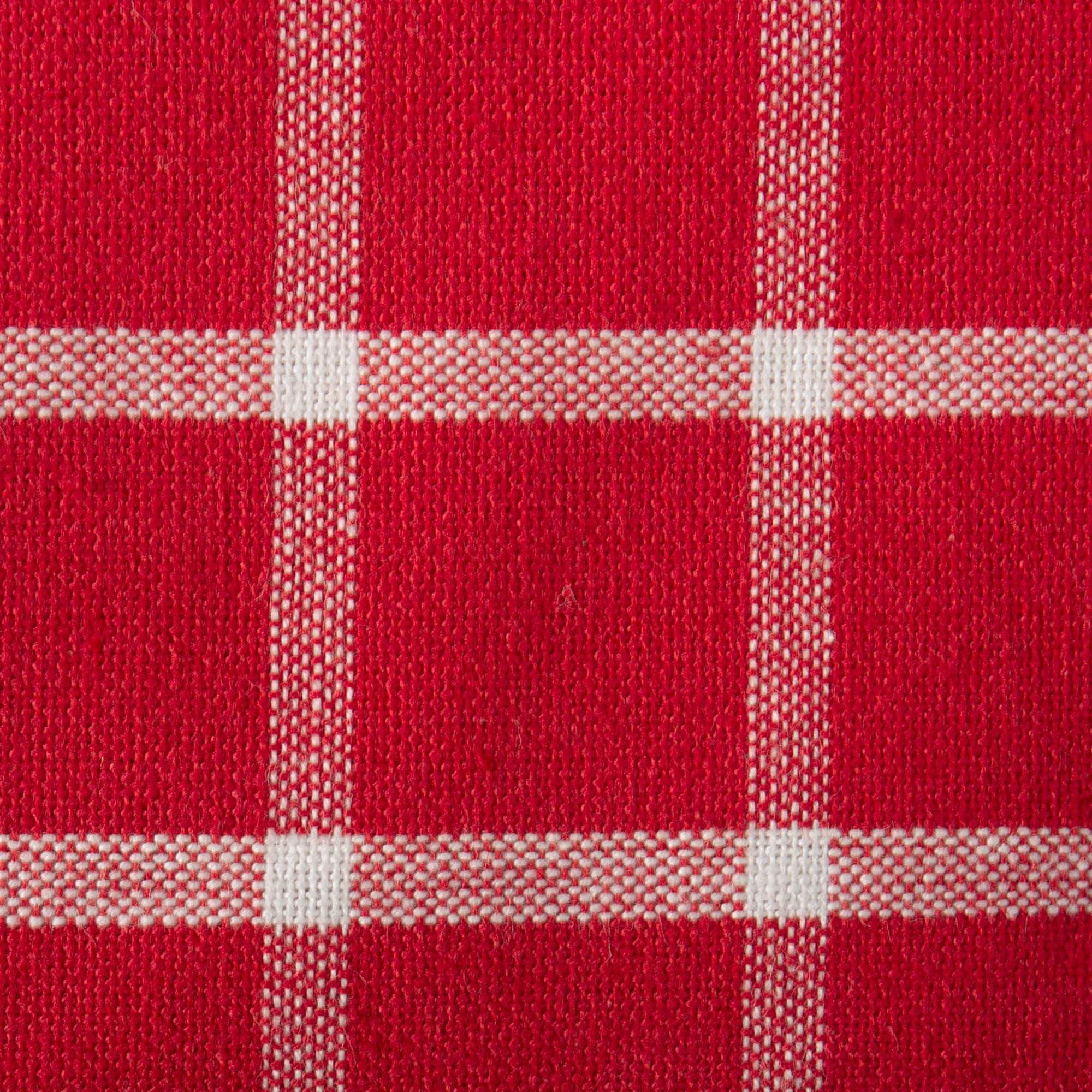 DII® Holly Berry Plaid Tablecloth