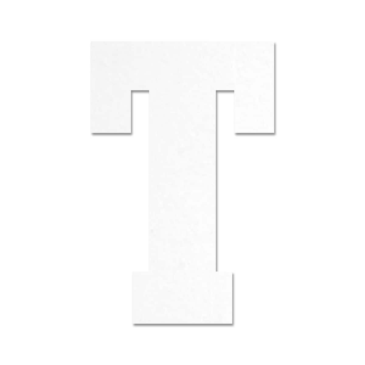 6 Pack: 13" White MDF Uppercase Letter by Make Market®