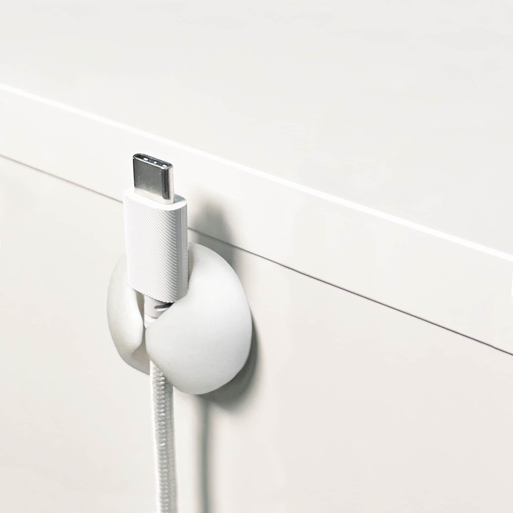 Wrap-It Storage® White Cable Clips
