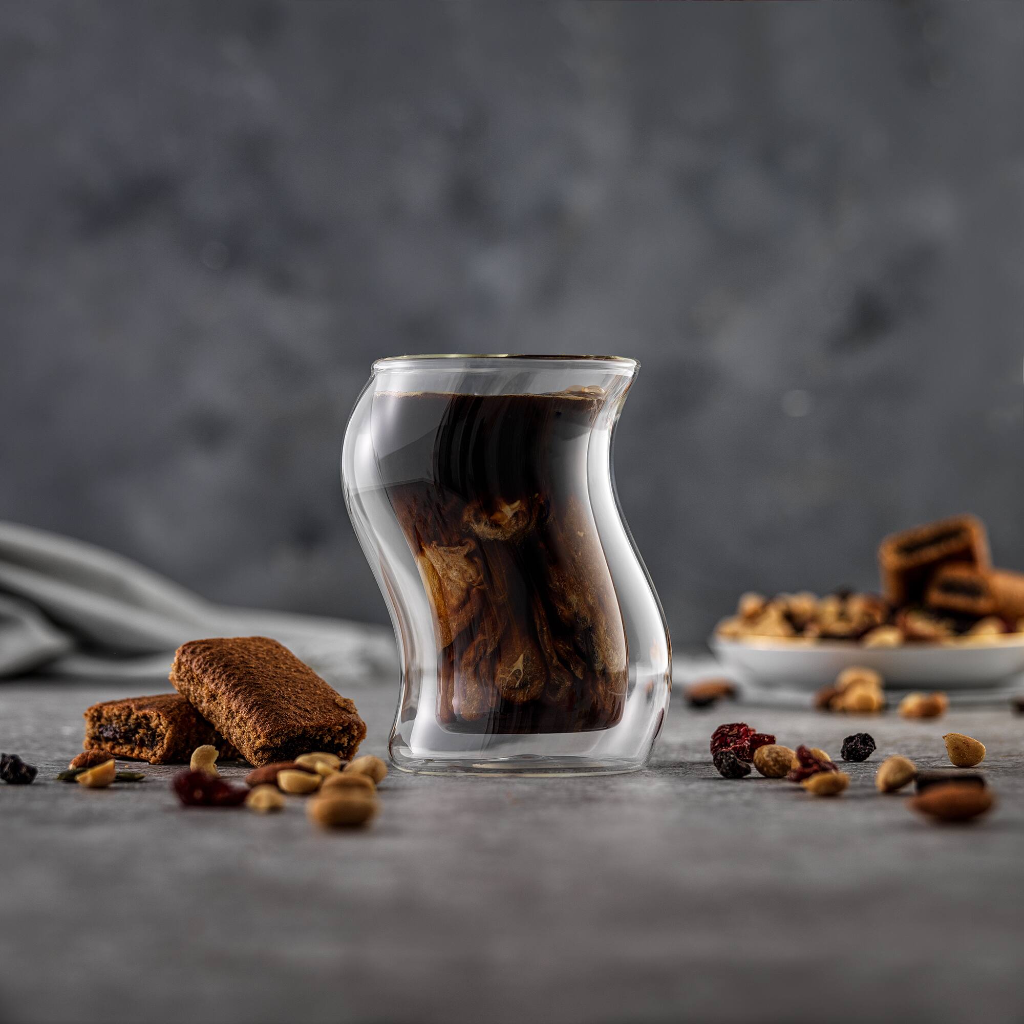 JoyJolt® 8oz. Pivot Double Wall Coffee Glasses, 4ct.