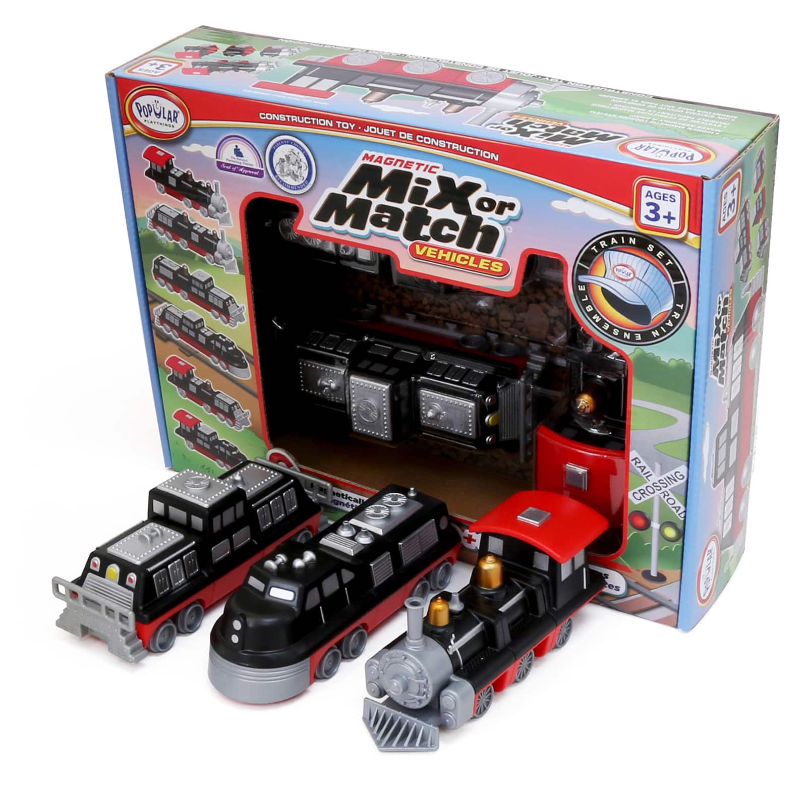 Popular Playthings® Magnetic Mix or Match® Vehicles Train
