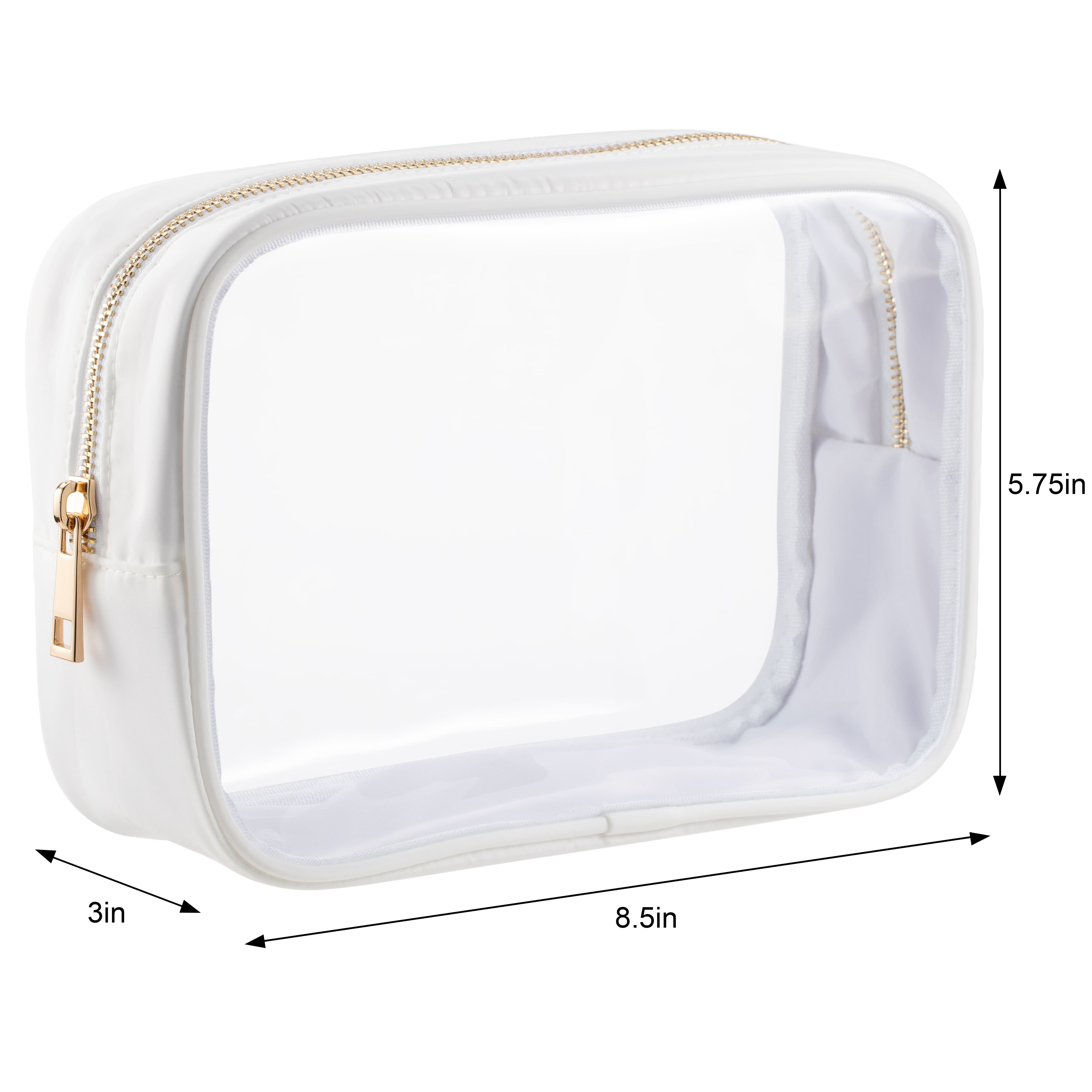 8.5" x 5.75" Clear Vinyl Zipper Pouch by Make Market®