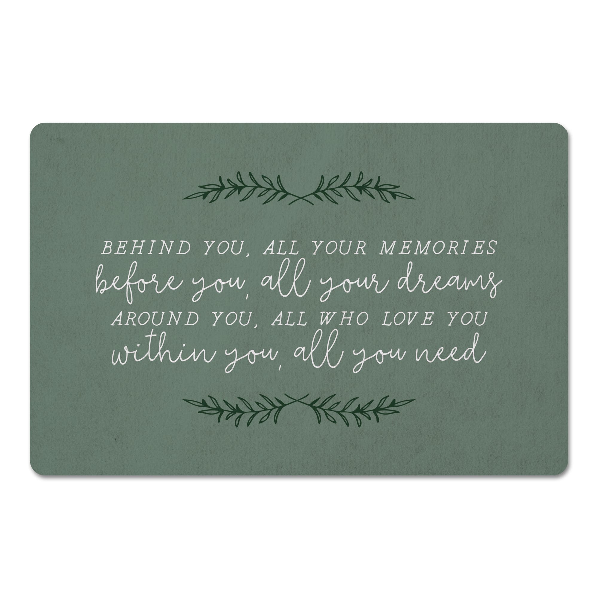 18" x 27" Memories Dreams Love Floor Mat