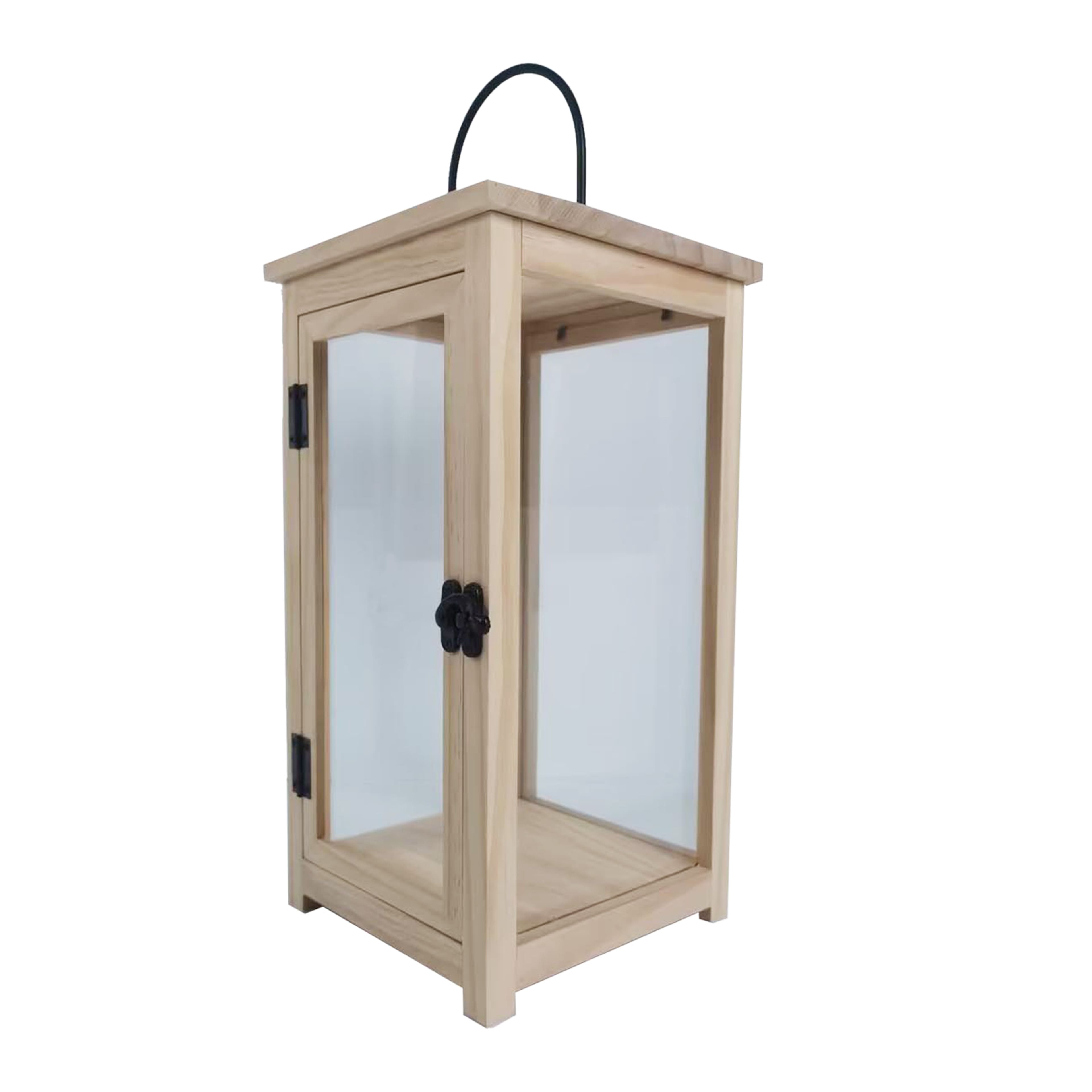 DIY Wood & Glass Window Lantern by Make Market