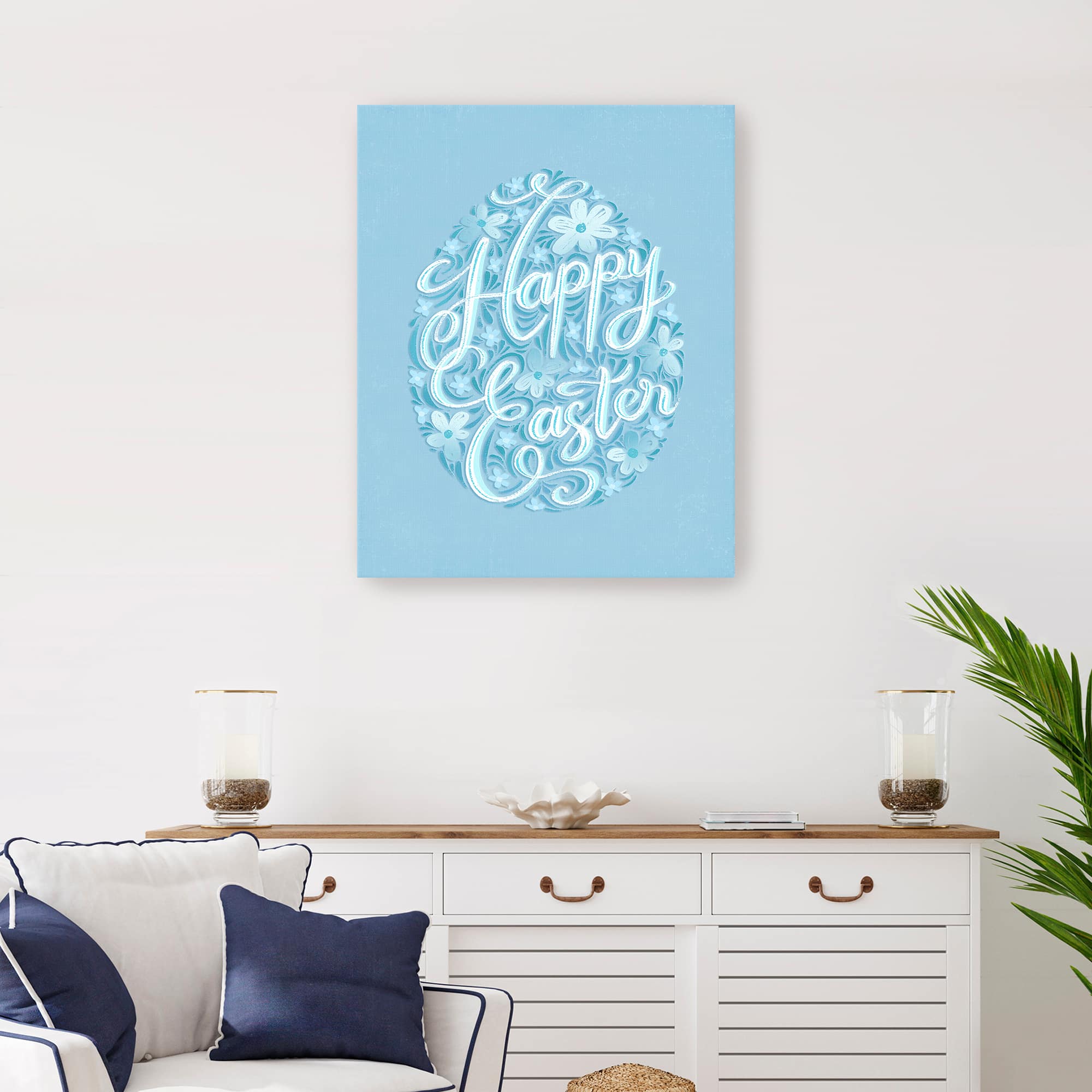 Lumaprints Happy Easter I Canvas Giclée Art