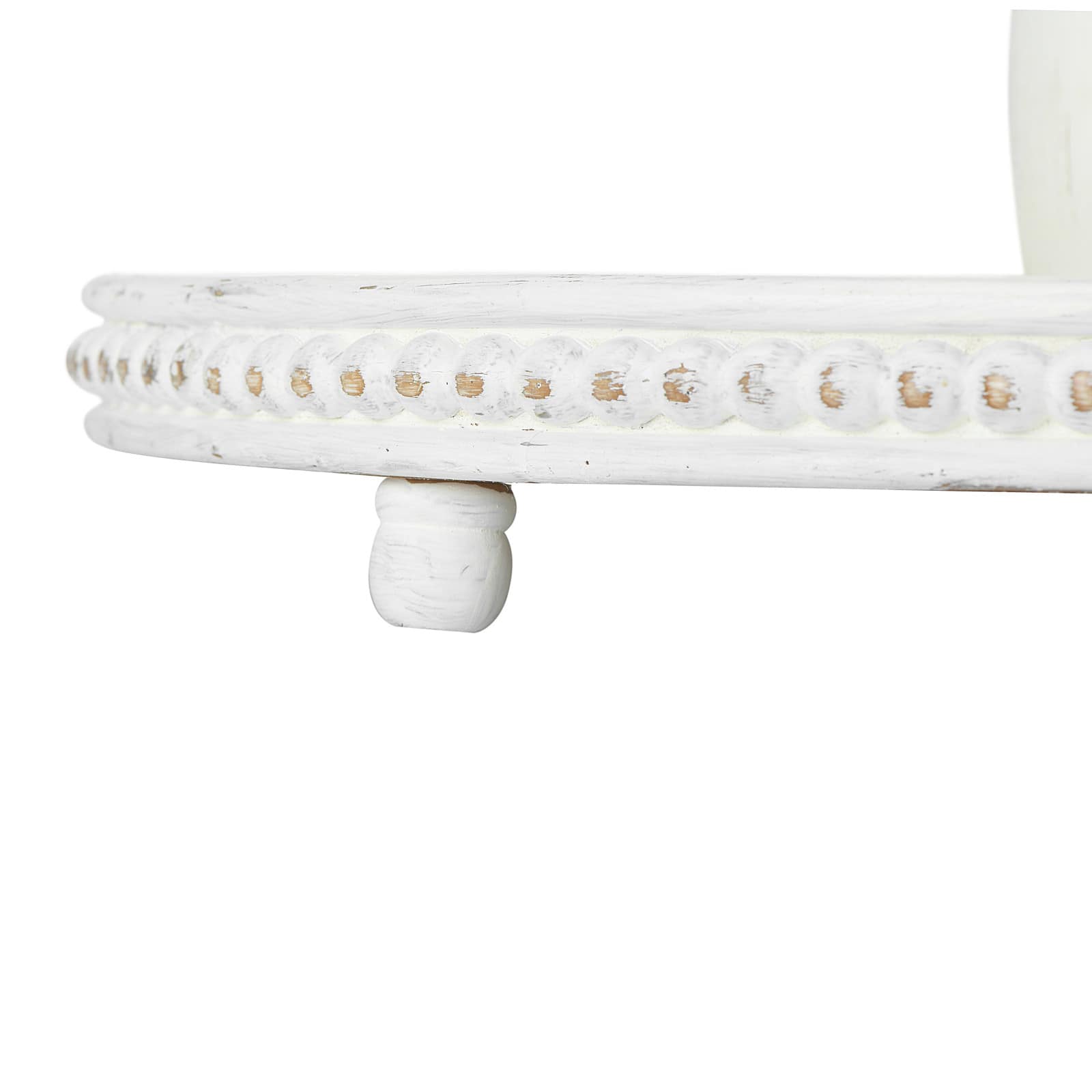 Hello Honey® 24.8" White 3-Tier Decorative Wood Tray