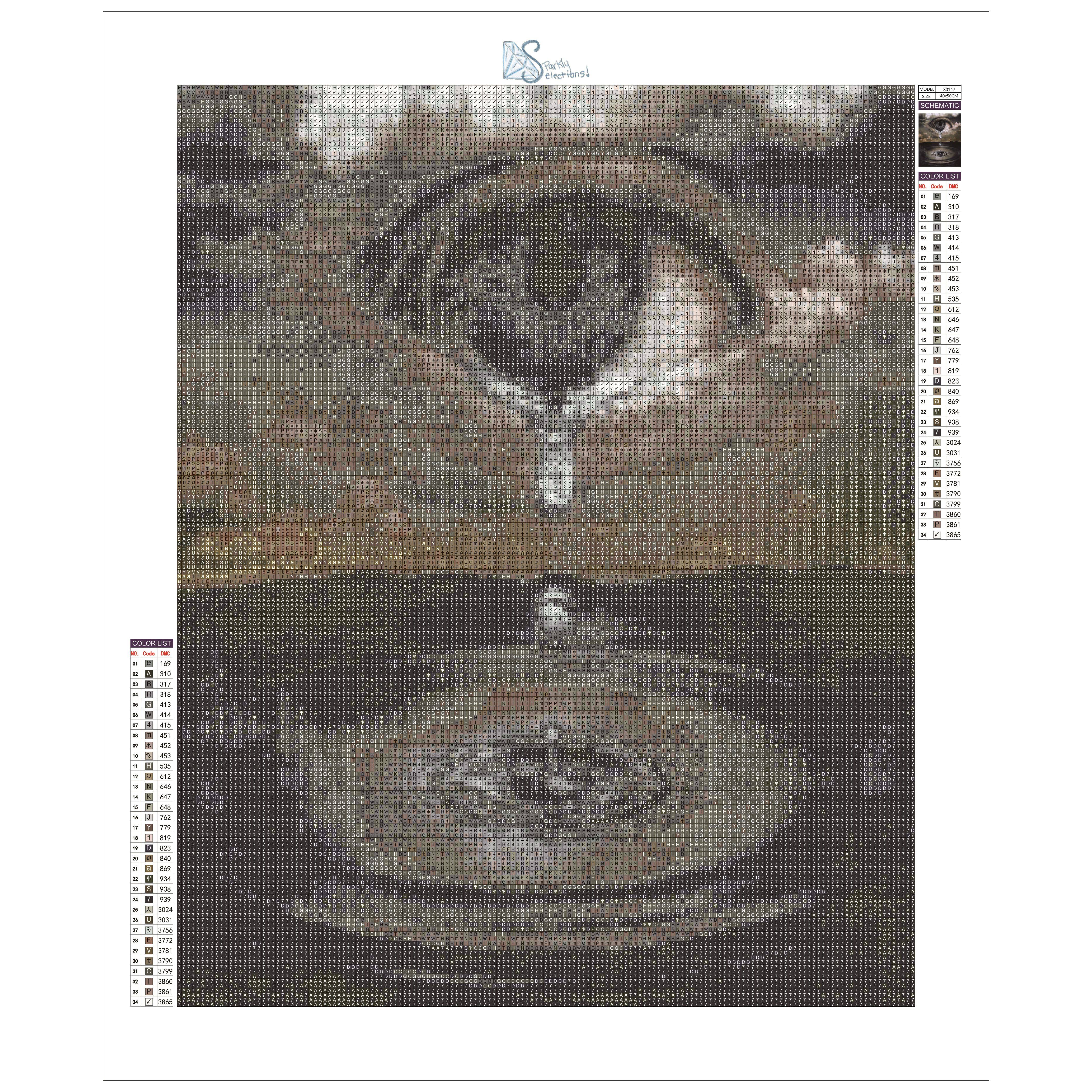 Sparkly Selections Eye Drop Diamond Painting Kit