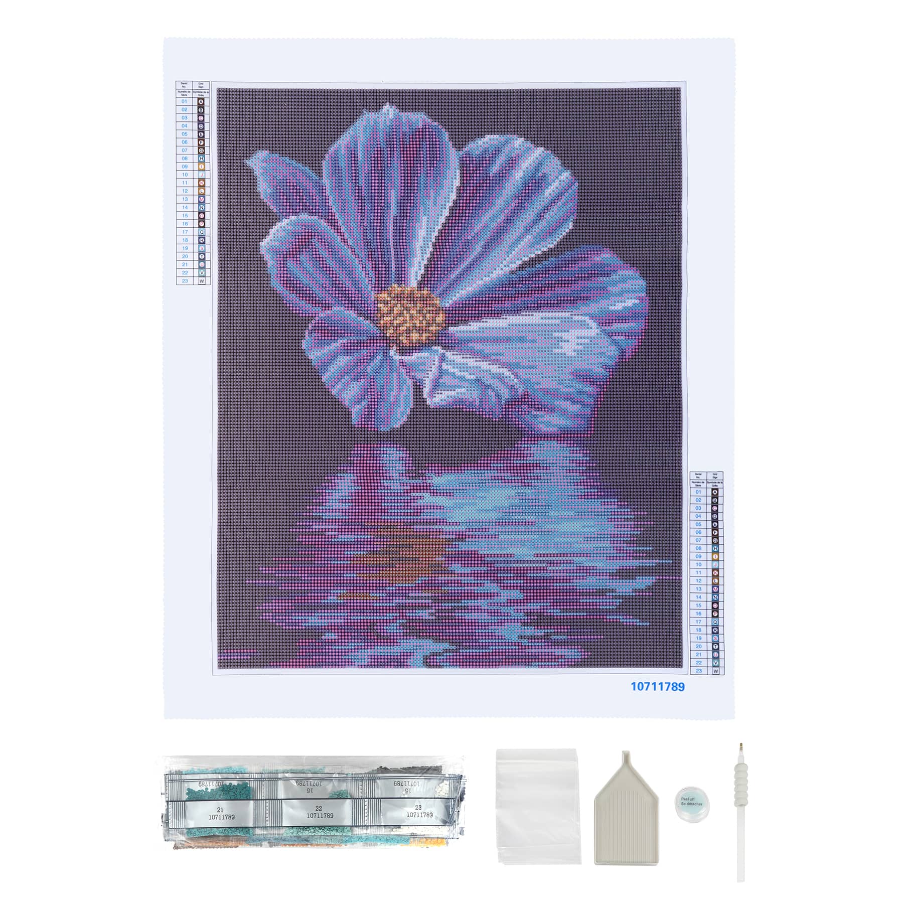 6 Pack: Flower Reflection Diamond Art Kit by Make Market®