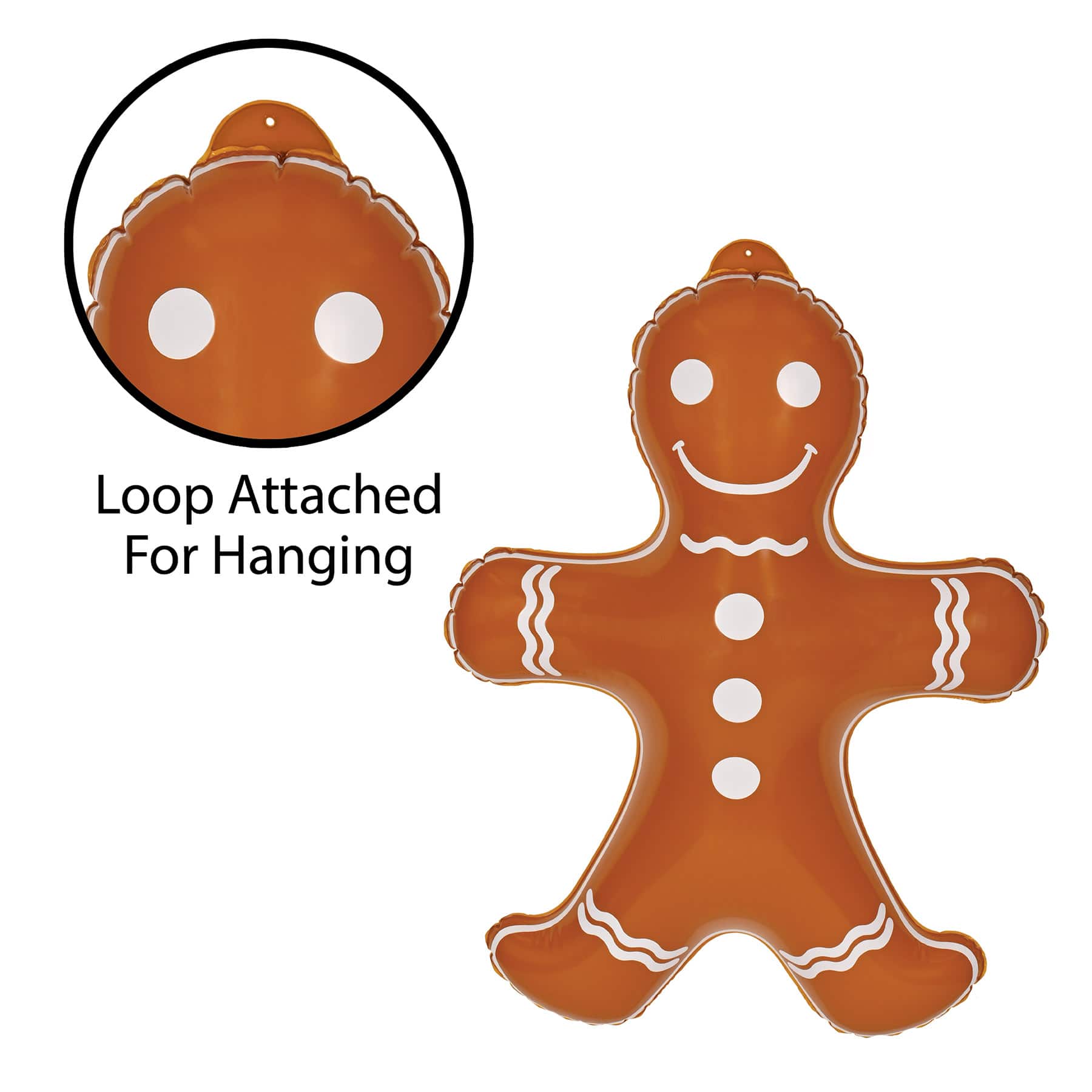 Beistle 24" x 18" Inflatable Gingerbread Men, 2ct.