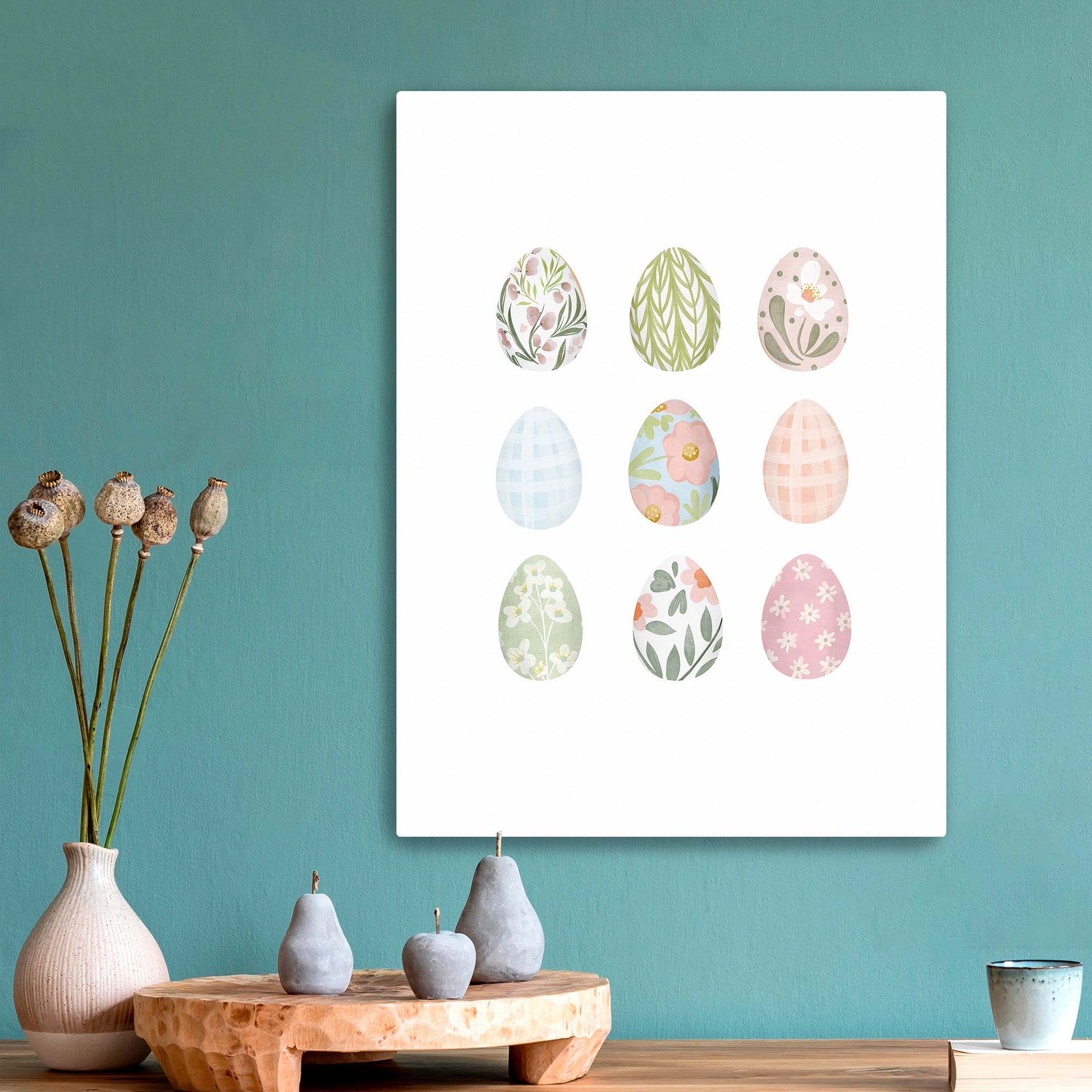 Lumaprints Easter Eggs Canvas Giclée Art