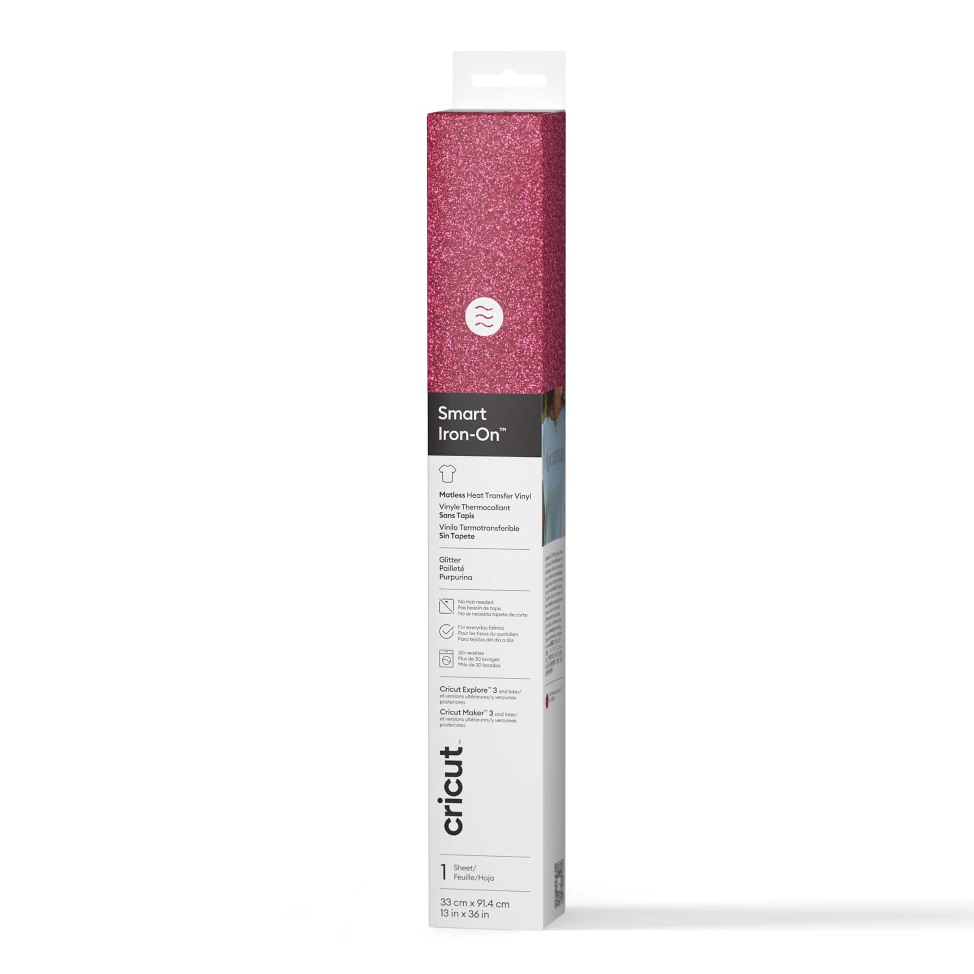 Cricut® Smart Iron-On™ Glitter Heat-Transfer Vinyl