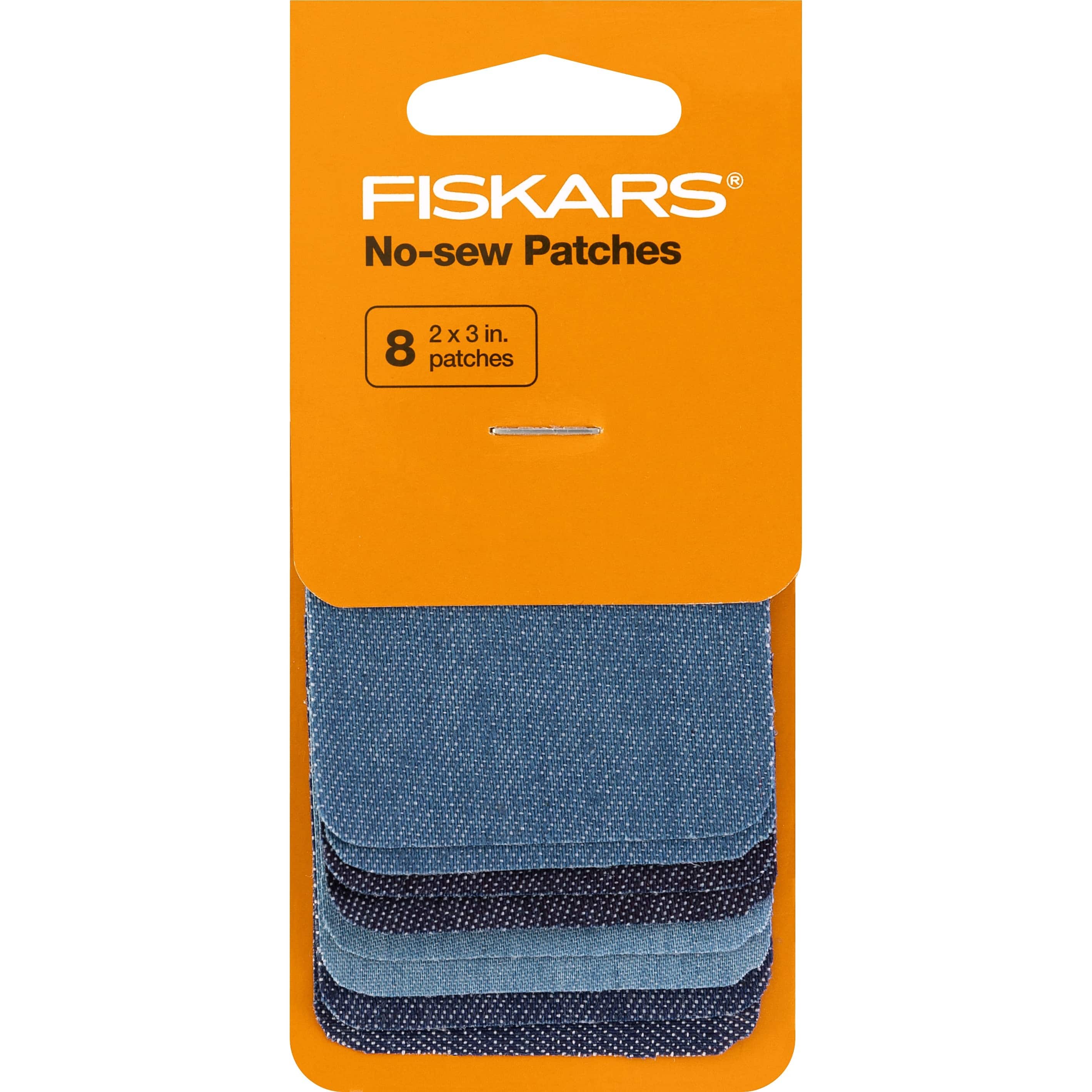 Fiskars® Denim No-Sew Patches, 8ct.