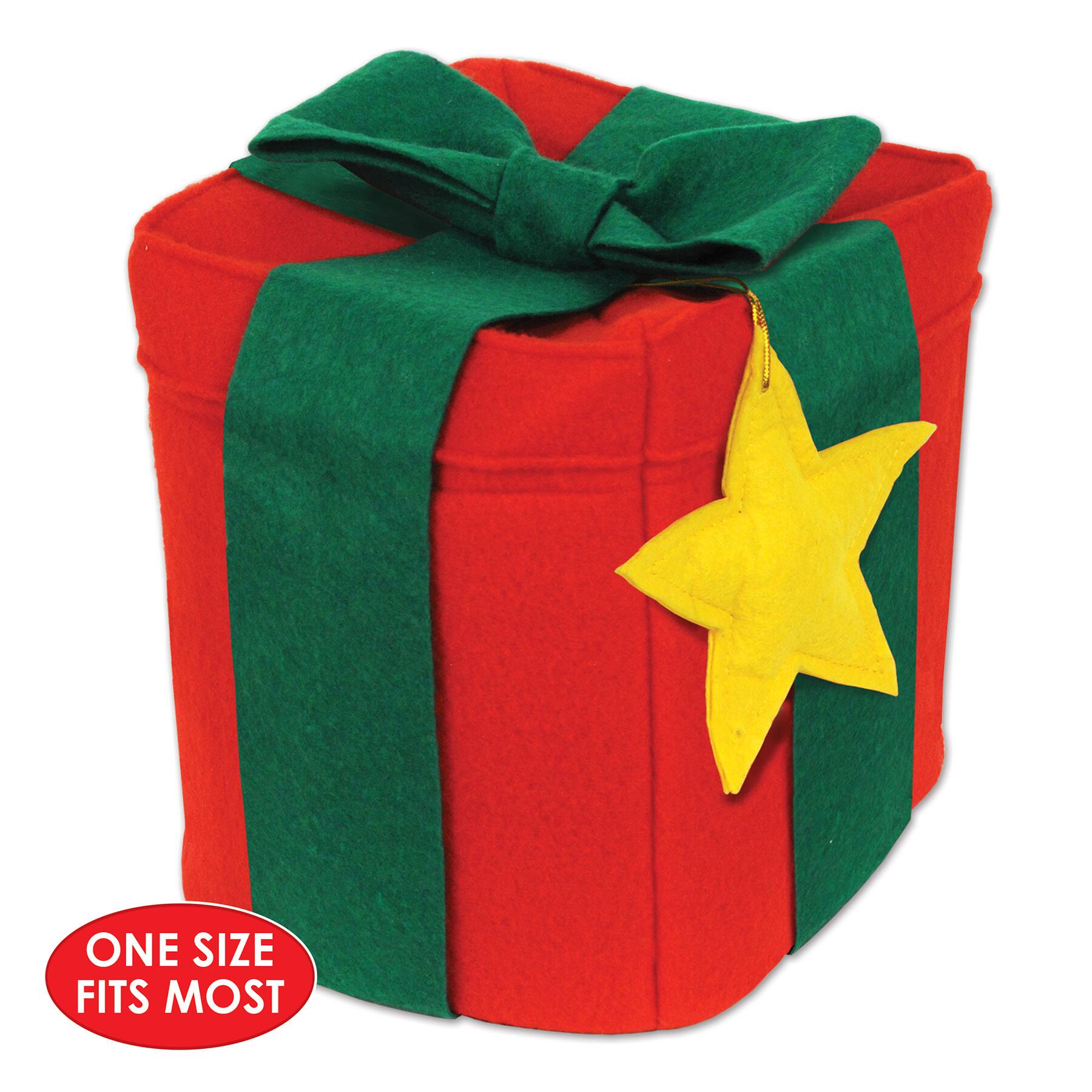 Beistle Felt Christmas Gift Hat