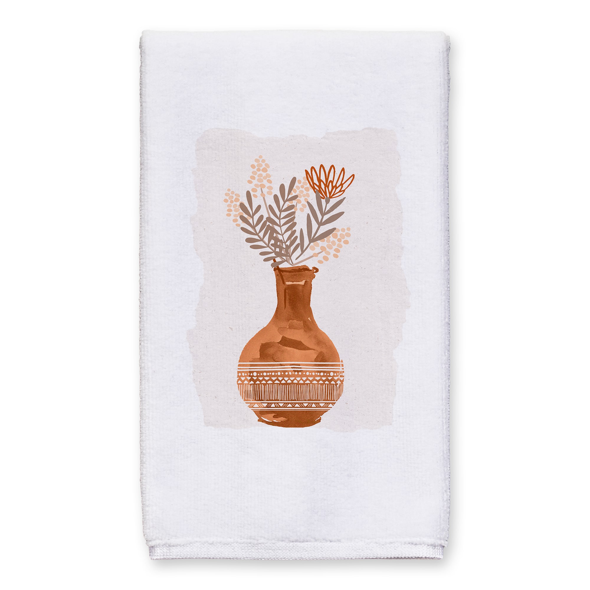 Terracotta Vase 16" x 25" Tea Towel Set of 2